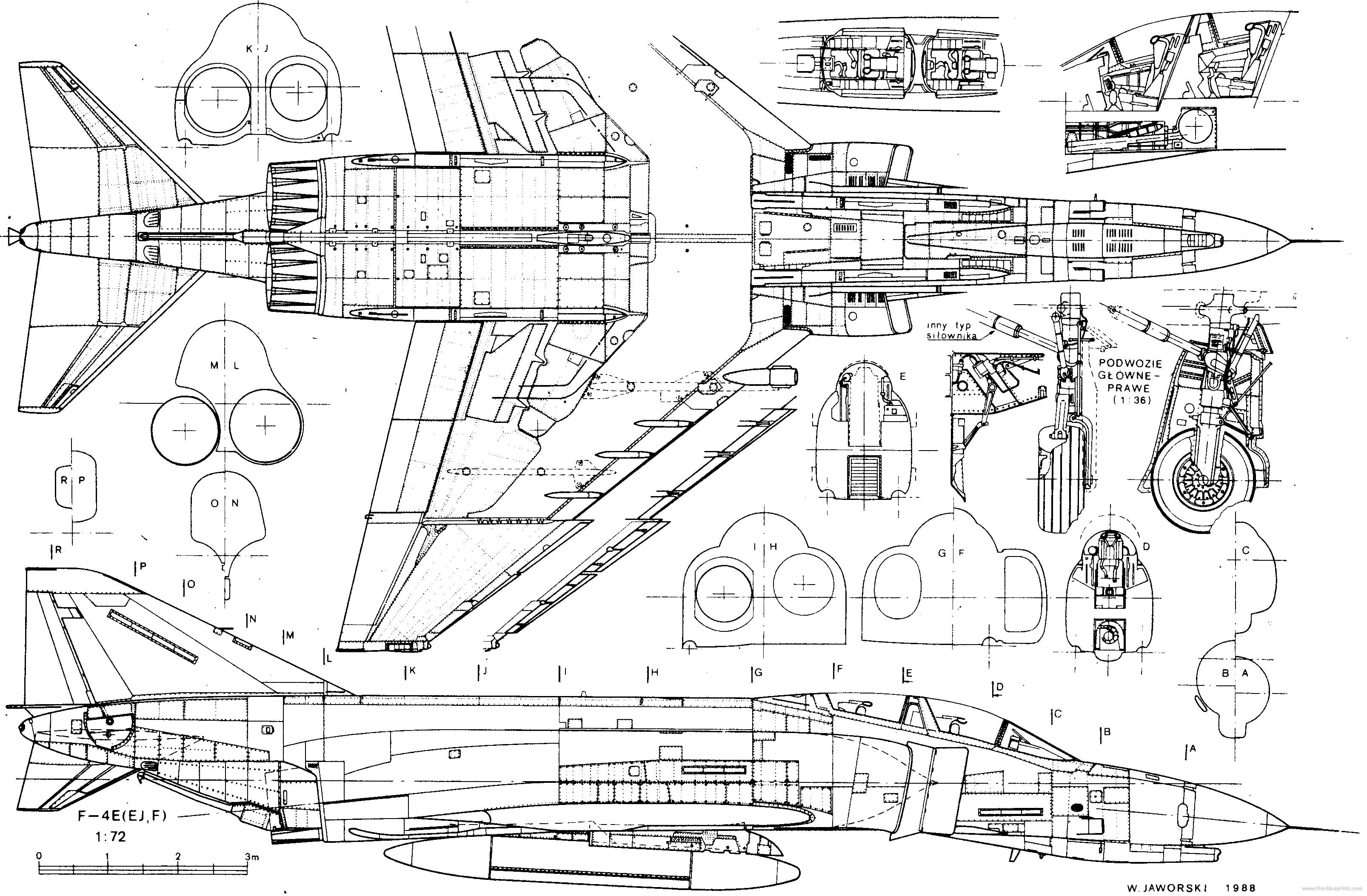 military, jet, blueprint, 2K, airplane, fighter, phantom, plane, bomber, HD Wallpaper