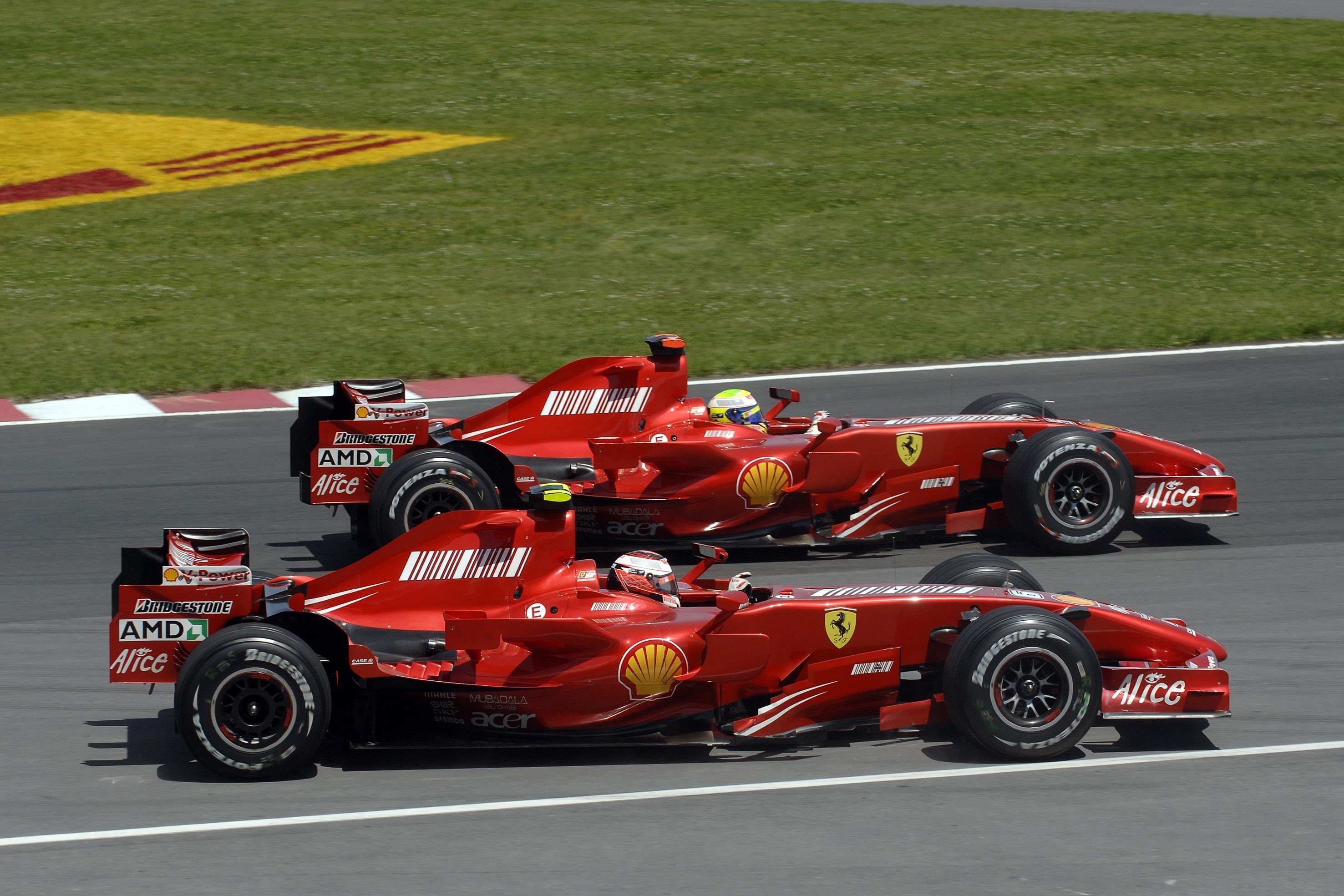 professional sport, sign, motor vehicle, car, day, motor racing track, mode of transportation, formula one racing, sports race, transportation, sport, motorsport, HD Wallpaper