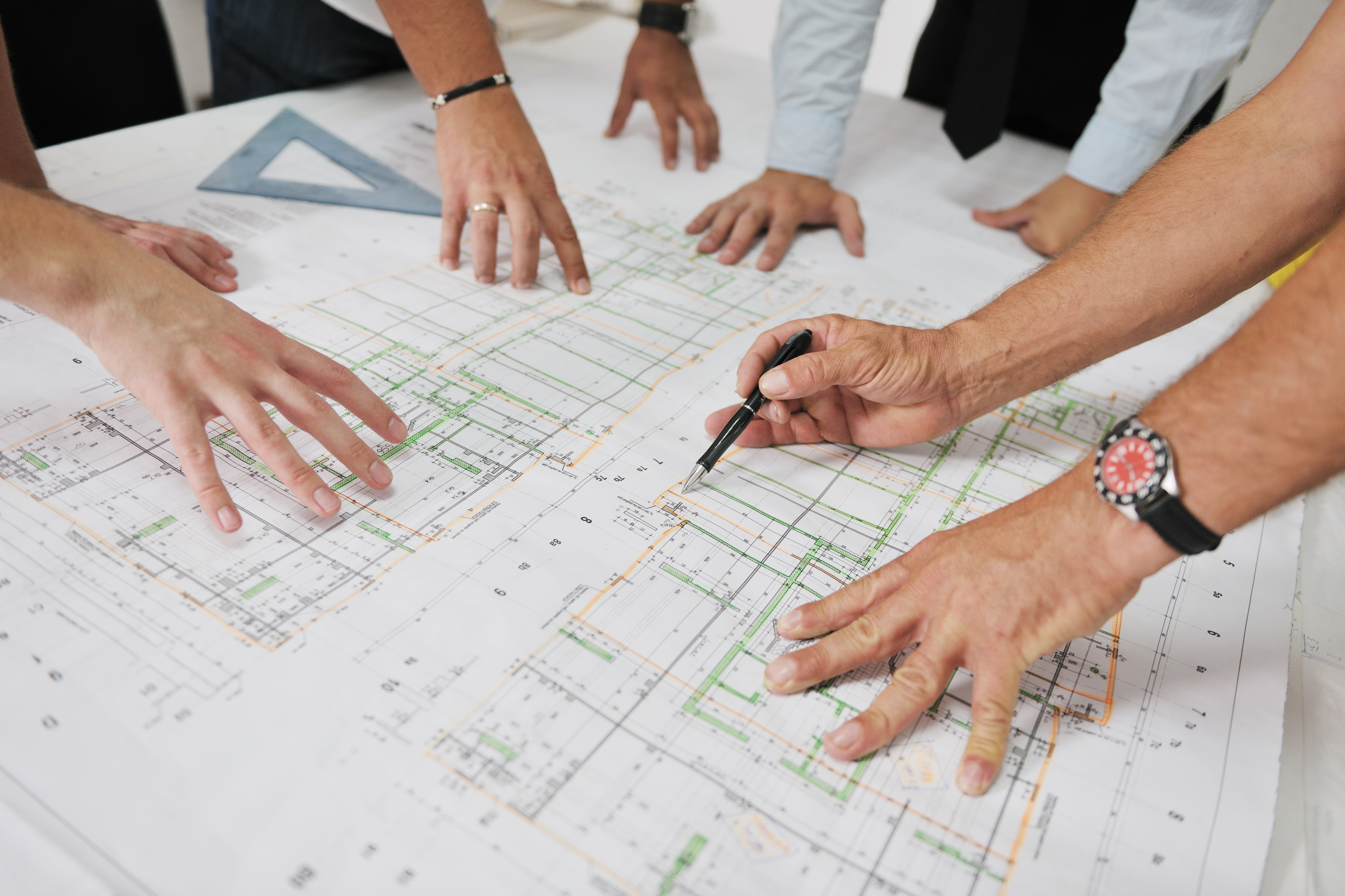 5K, designers, engineers, design, architects, styles, construction plans, team, HD Wallpaper