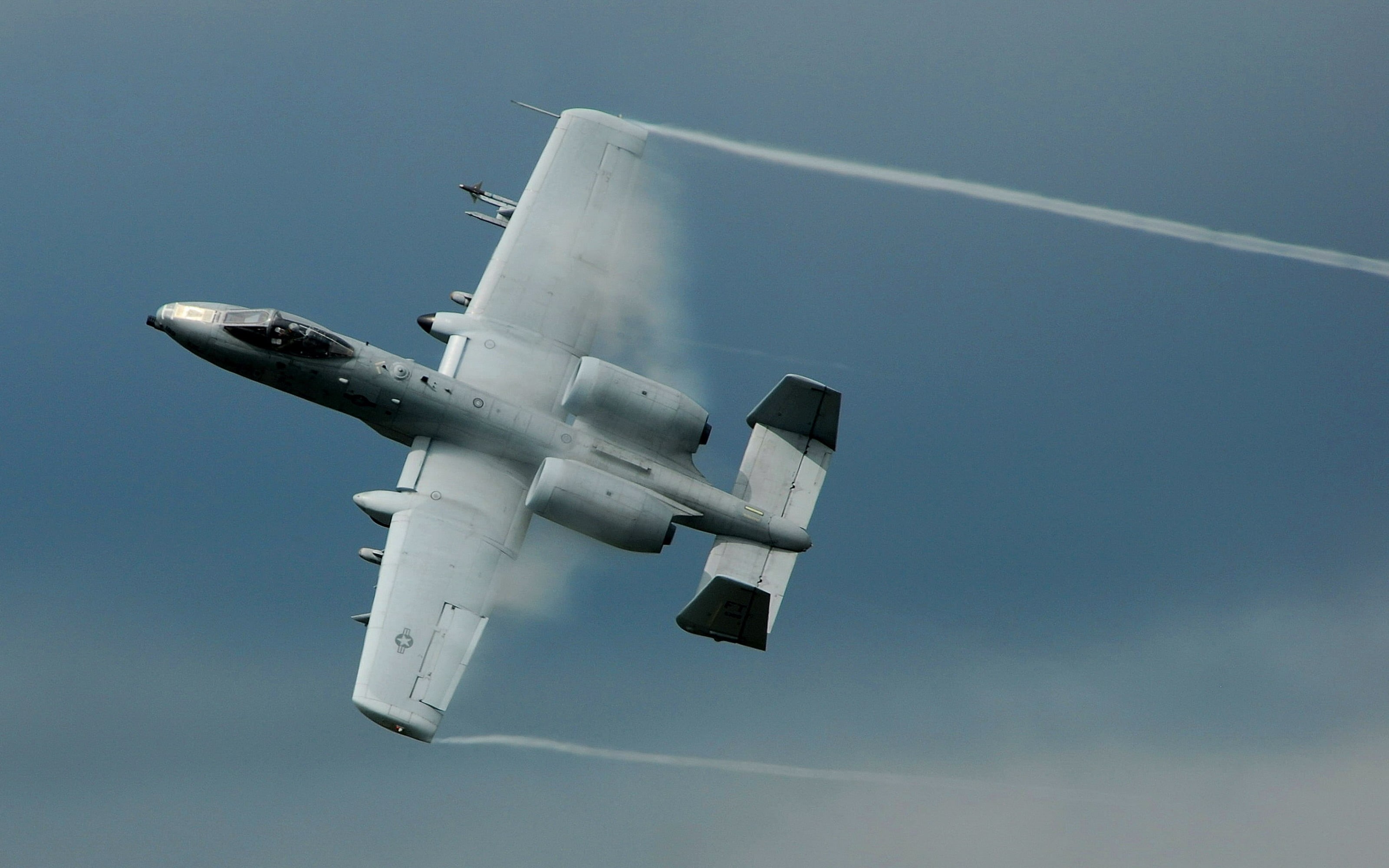 sky, air vehicle, airshow, fighter plane, Warthog, air force, nature, mode of transportation, war, 2K, speed, plane, day, military aircraft, airplane, HD Wallpaper