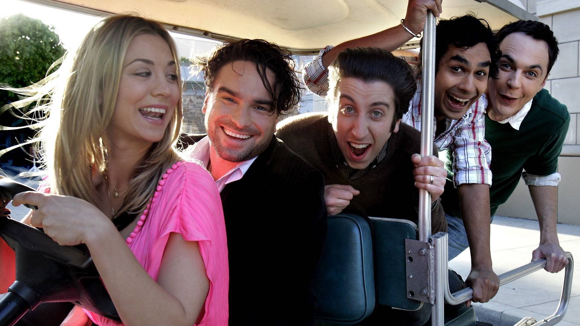 actors, theory, the Big Bang Theory, fun, smiles, 1080P, big, bang, HD Wallpaper