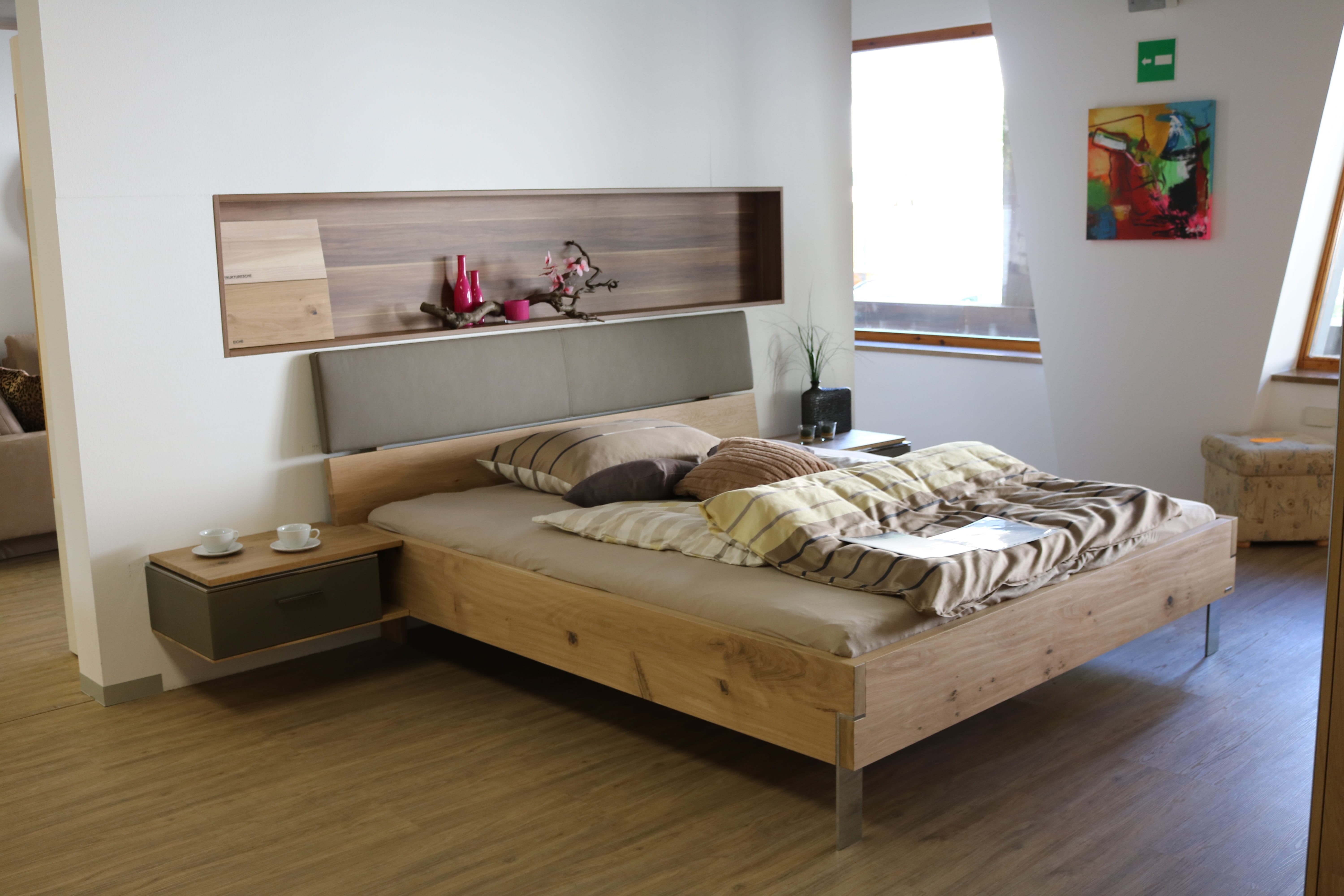 real estate, gray, bed, 5K, flooring, frame, bedroom, hardwood floor, view, home, living room, room, electric lamp, wood, home interior, striped, domestic life, HD Wallpaper