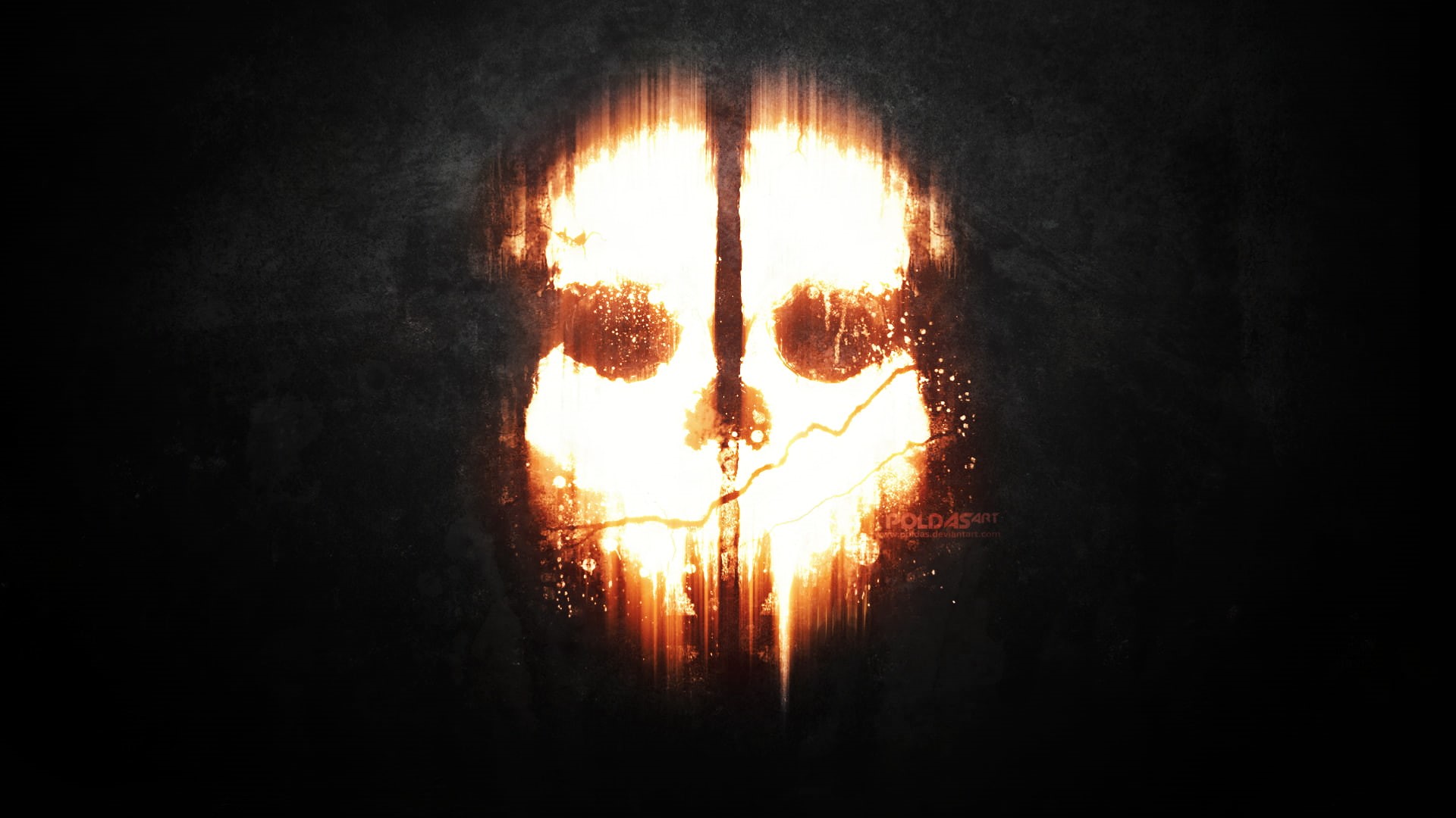 skull, dark, call, ghosts, mask, duty, 1080P, HD Wallpaper