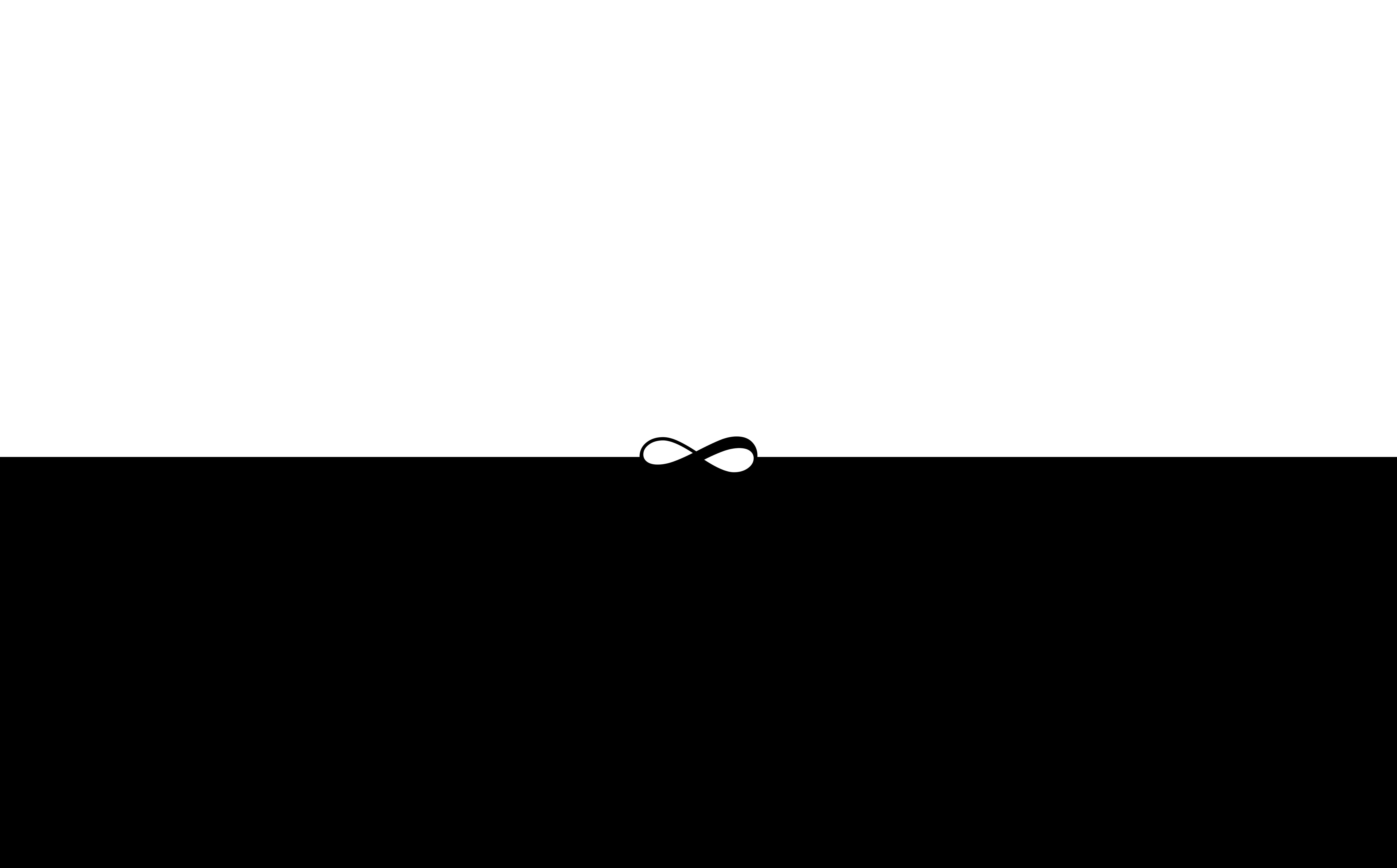 aesthetics, white, black, Design, Symbol, Vector Art, Aero, 8K, infinity, blackandwhite, Minimal, Minimalist, Minimalism, HD Wallpaper