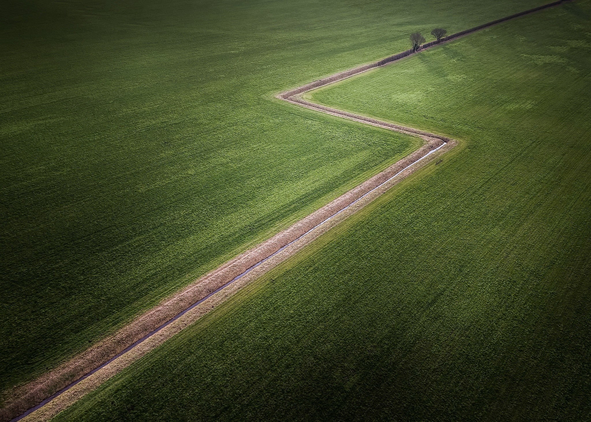 agriculture, field, nature, beauty in nature, environment, no people, growth, land, black, day, high angle view, board, 1080P, grass, tranquility, brown, HD Wallpaper
