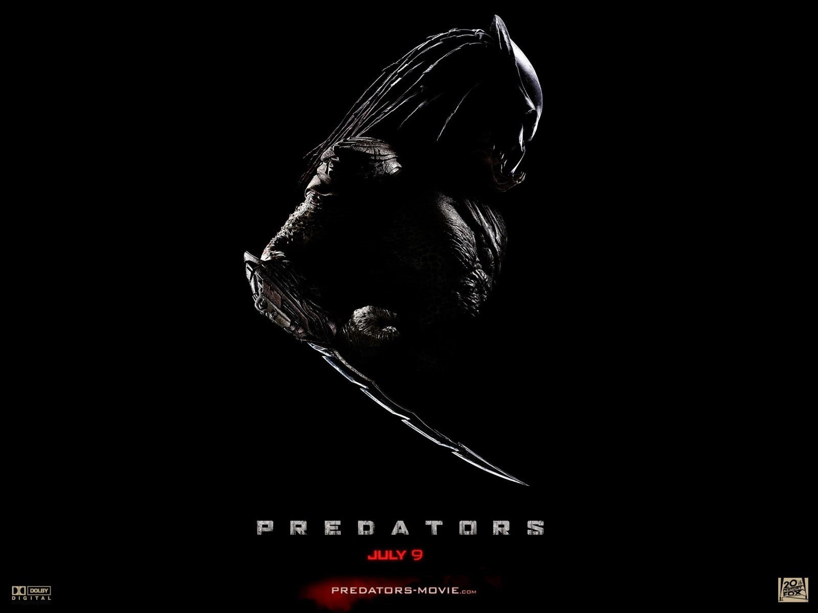 poster, black color, movie, studio shot, mammal, domestic animals, Predator (movie), representation, indoors, number, western script, text, black background, HD Wallpaper