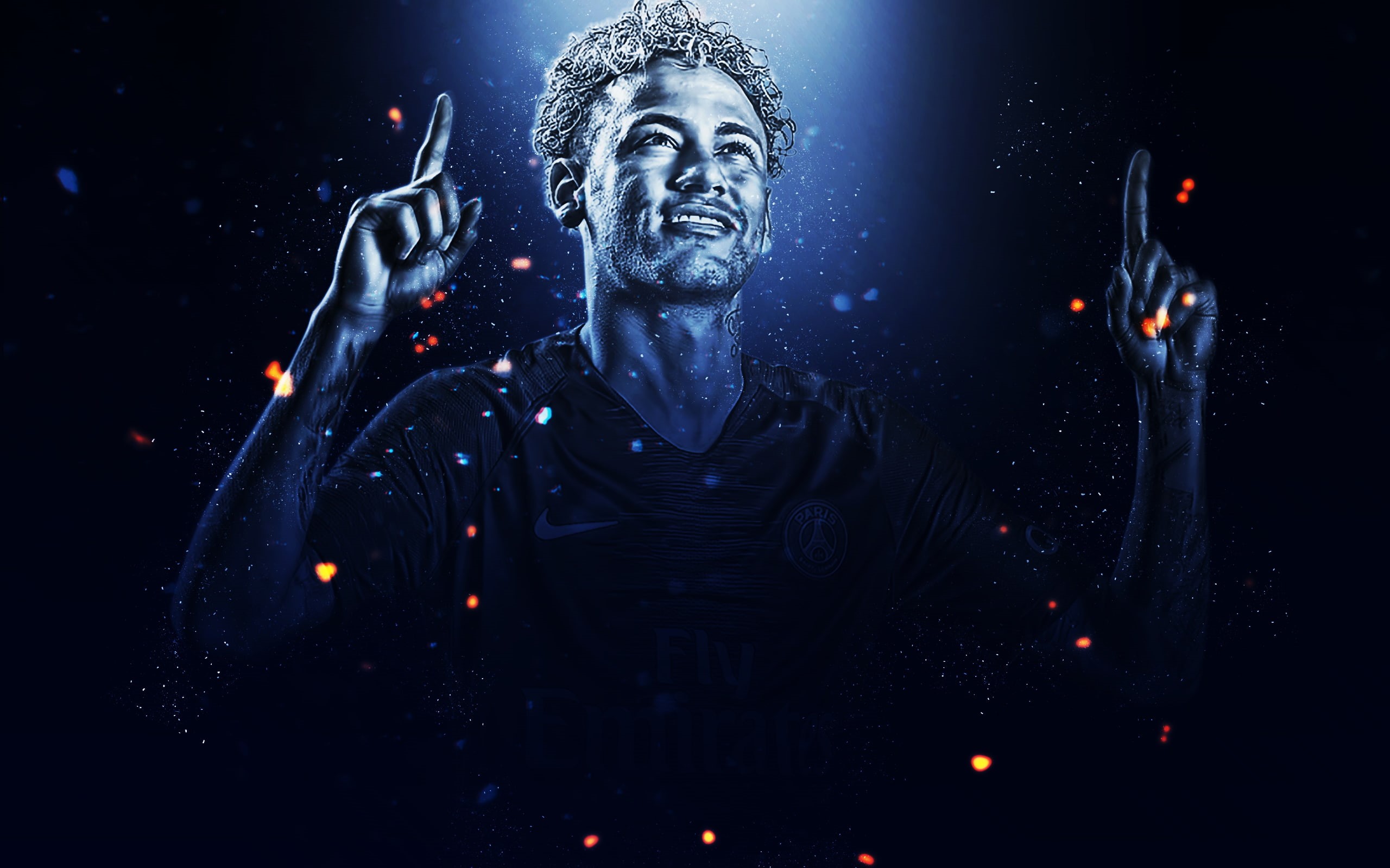 Soccer, Paris Saint-Germain F.C., Neymar, 2K, HD Wallpaper