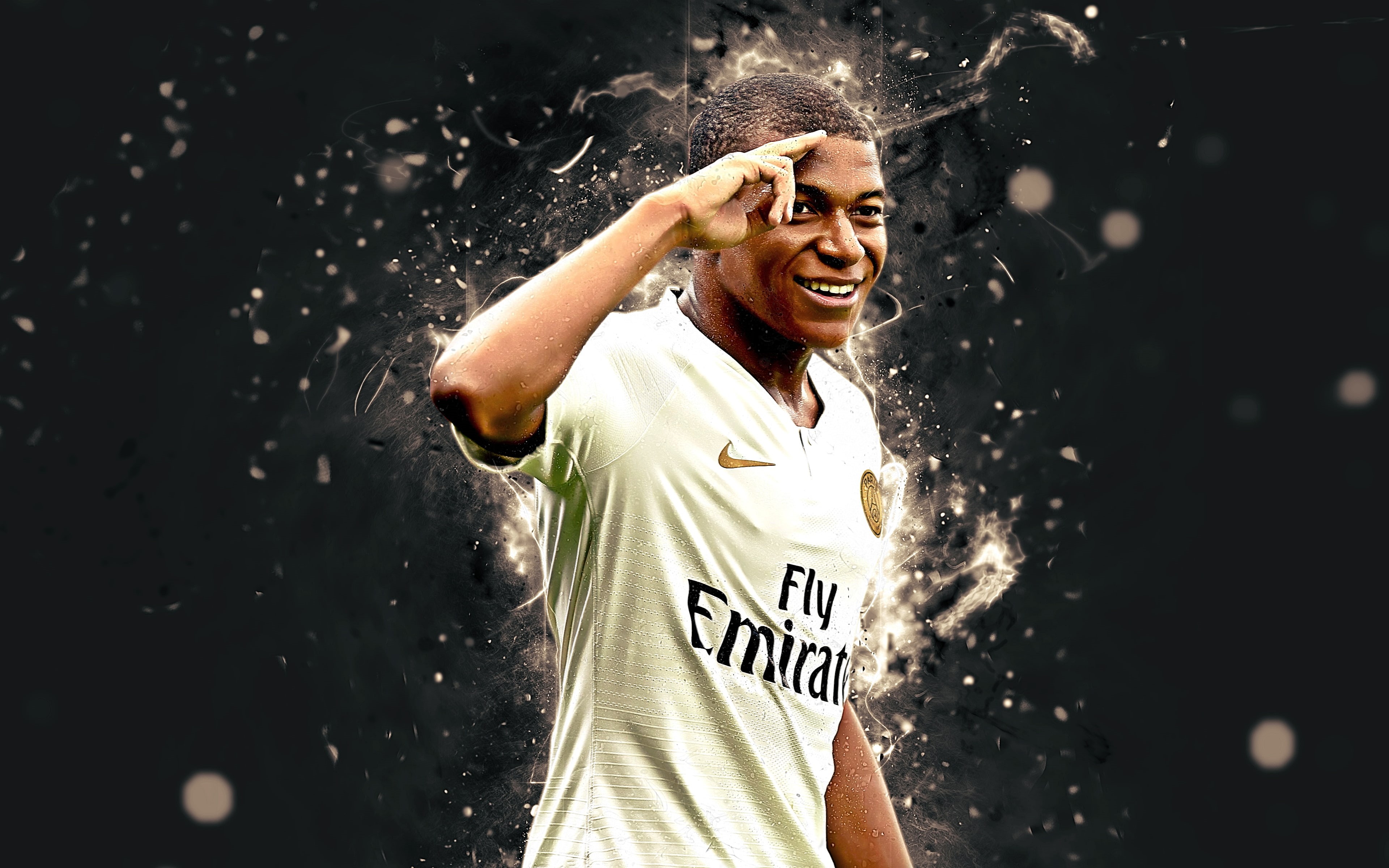 Paris Saint-Germain F.C., Kylian Mbappé, 4K, Soccer, HD Wallpaper