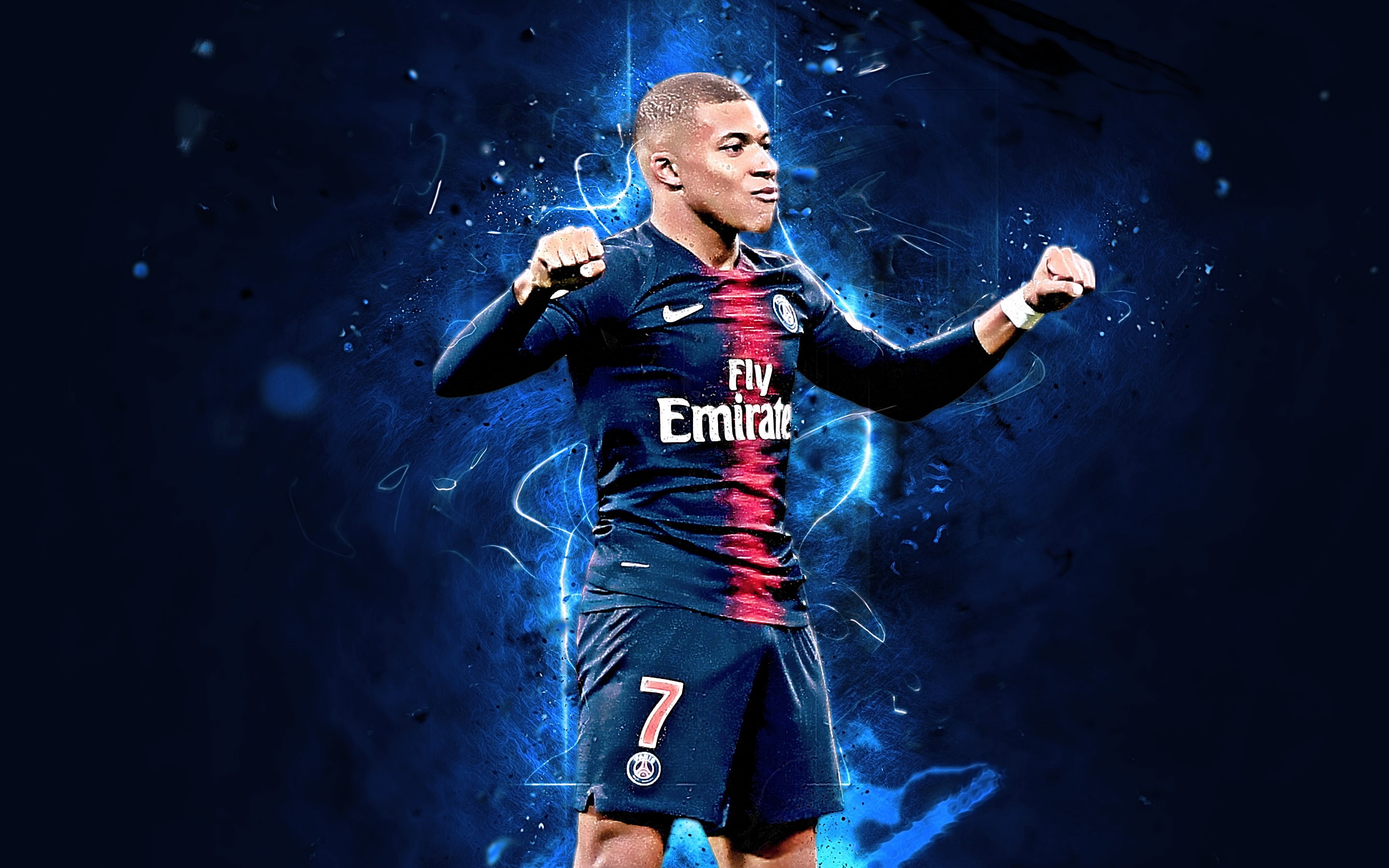 Paris Saint-Germain F.C., 2K, Soccer, Kylian Mbappé, HD Wallpaper