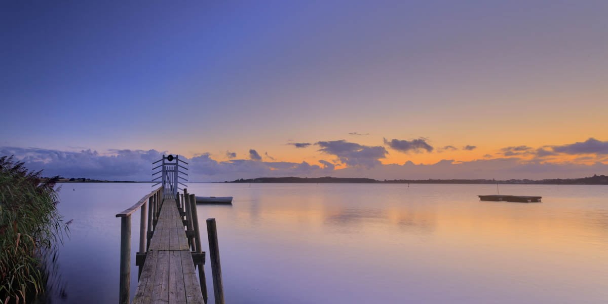 Time, scenics, mountain, High Dynamic Range, Denmark, Sky, Raft, Lines, waters, Jetty, Blue water, Transport, 480P, body of water, Reflections, water  Country, HD Wallpaper