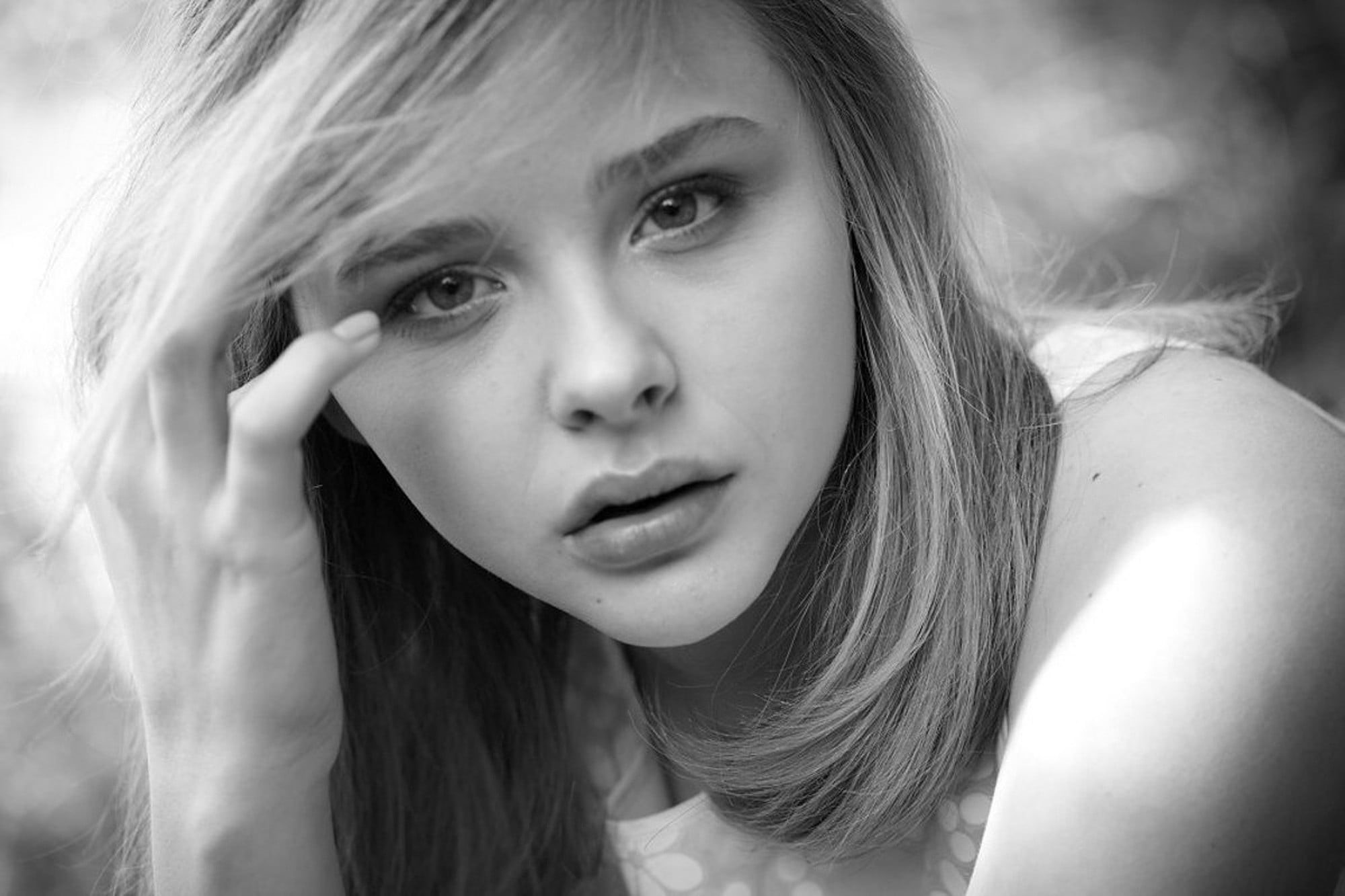 chloe, beauty, human face, headshot, close-up, one person, looking, moretz, emotion, females, young women, beautiful woman, hairstyle, teenager, portrait, HD Wallpaper
