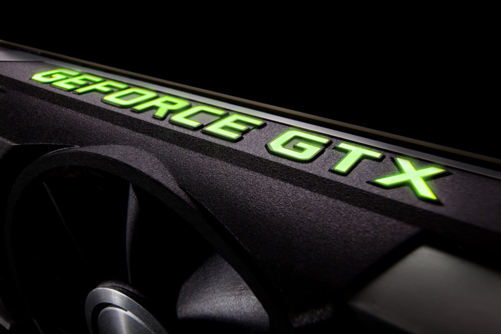 extreme close-up, gtx, indoors, geforce, card, black color, push button, black, green color, text, sign, graphics, 1080P, industry, technology, no people, HD Wallpaper