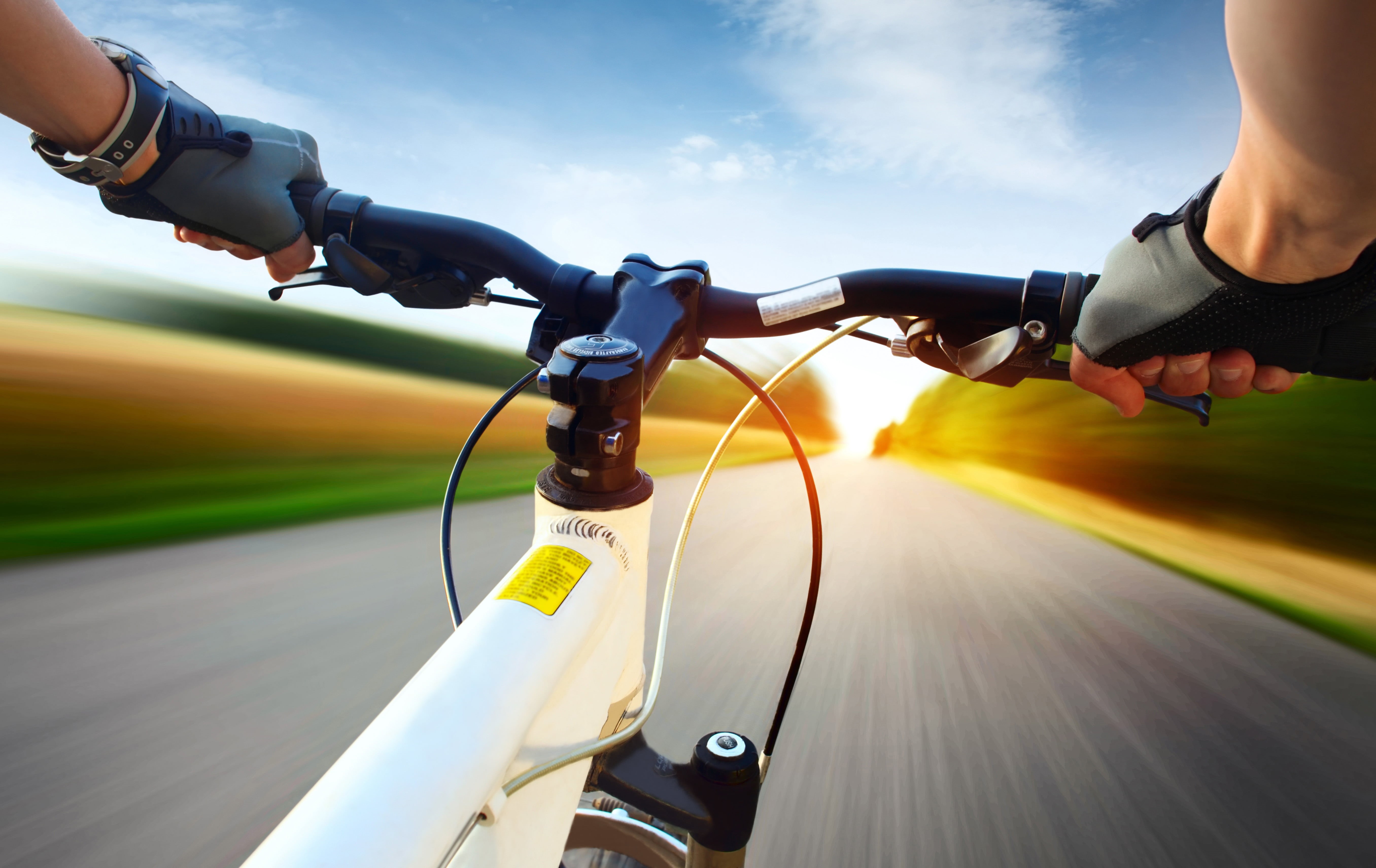 goal, face, blue, bicycle, hand, activity, speed, unrecognizable Person, sunlight, sky, bokeh, mode of transportation, men, summer, outdoors, first, motion, HD Wallpaper