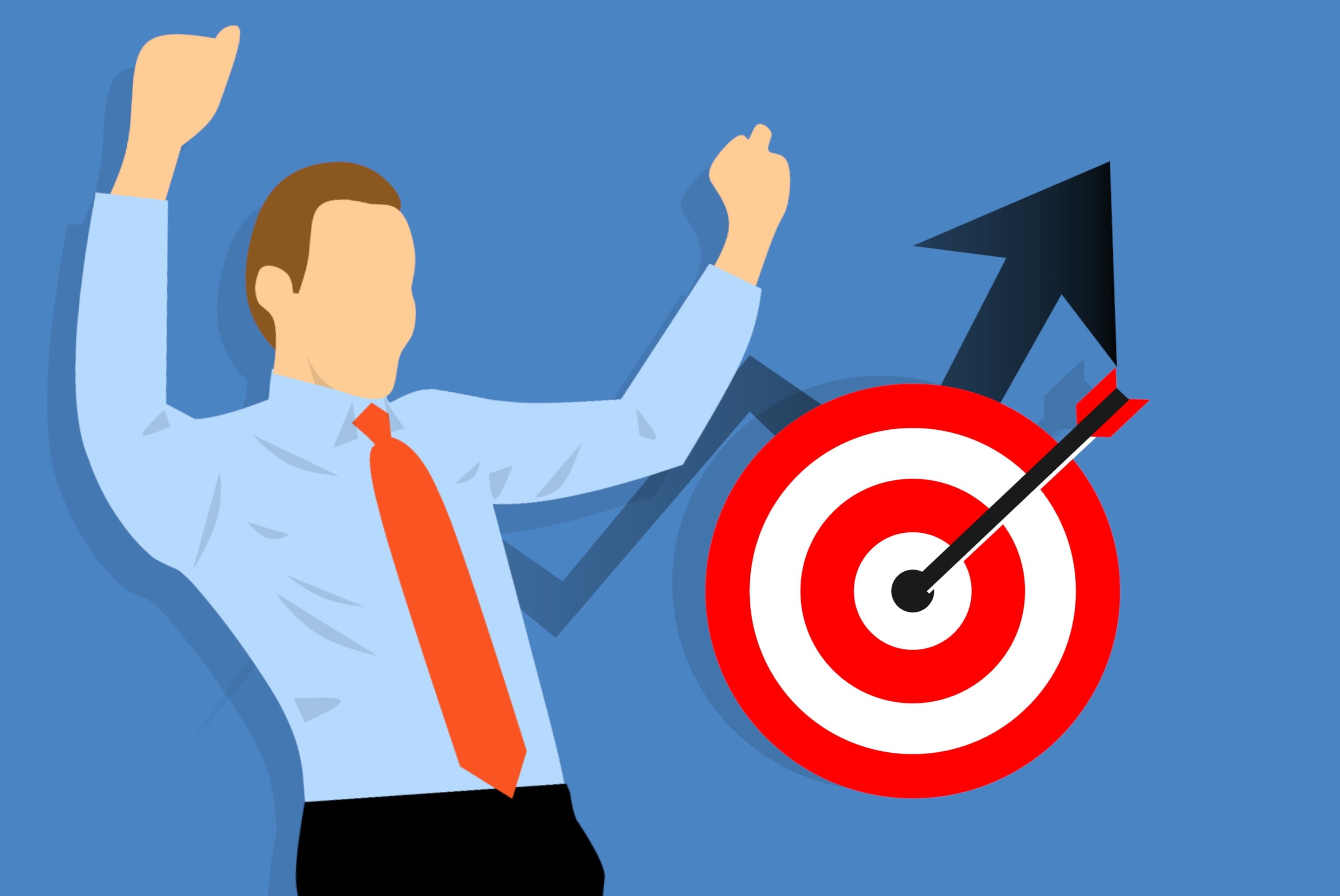 occupation, communication, human body part, men, finance, concept, center, red, business, arrow, market, celebrating, target, males, adult, achievement, HD Wallpaper