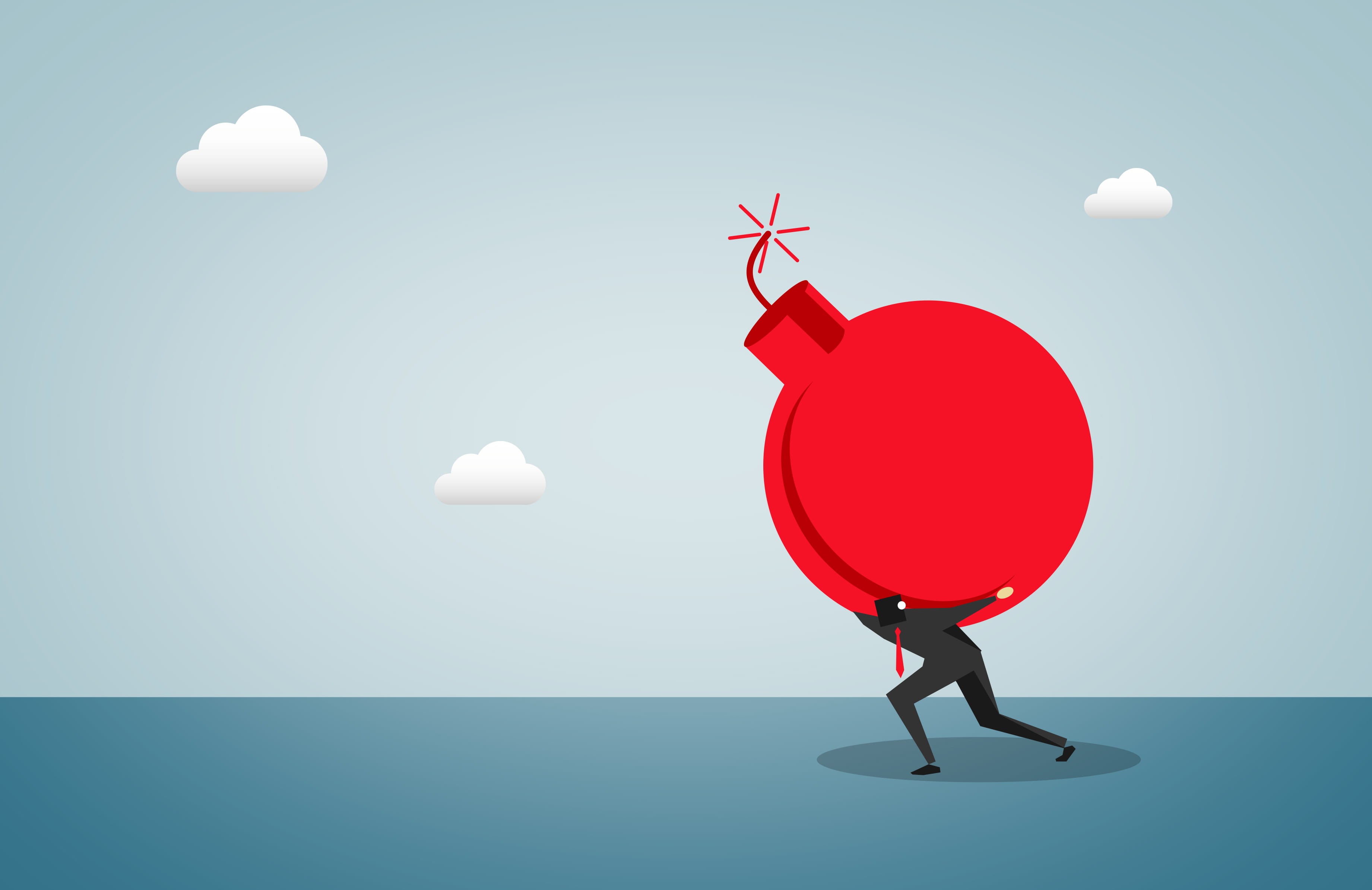 one person, impossible, urgent, hazards, copy space, thinking, avoid, bizarre, ideas, problems, humor, standing, challenge, sky, decisions, suit, path, HD Wallpaper