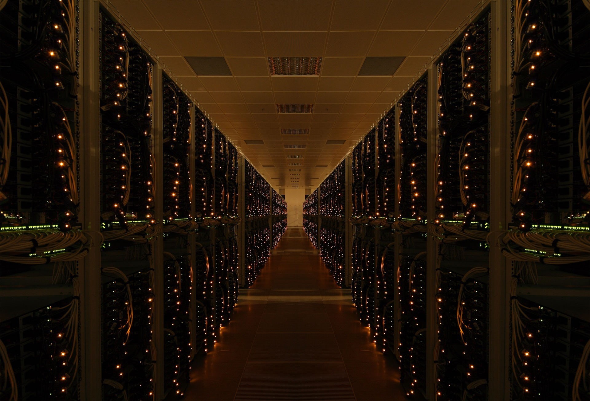 connection, refreshment, vanishing point, alley, Network cable, indoors, ceiling, the way forward, diminishing perspective, illuminated, technology, architecture, HD Wallpaper