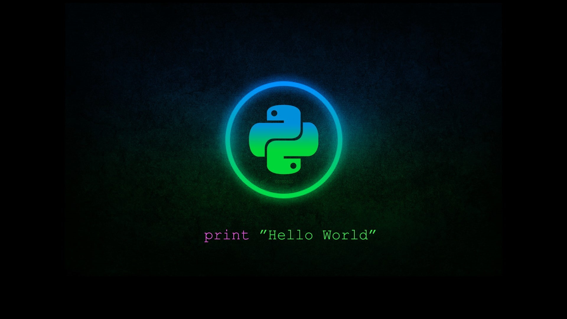 blue, Python (programming), Green, 1080P, HD Wallpaper