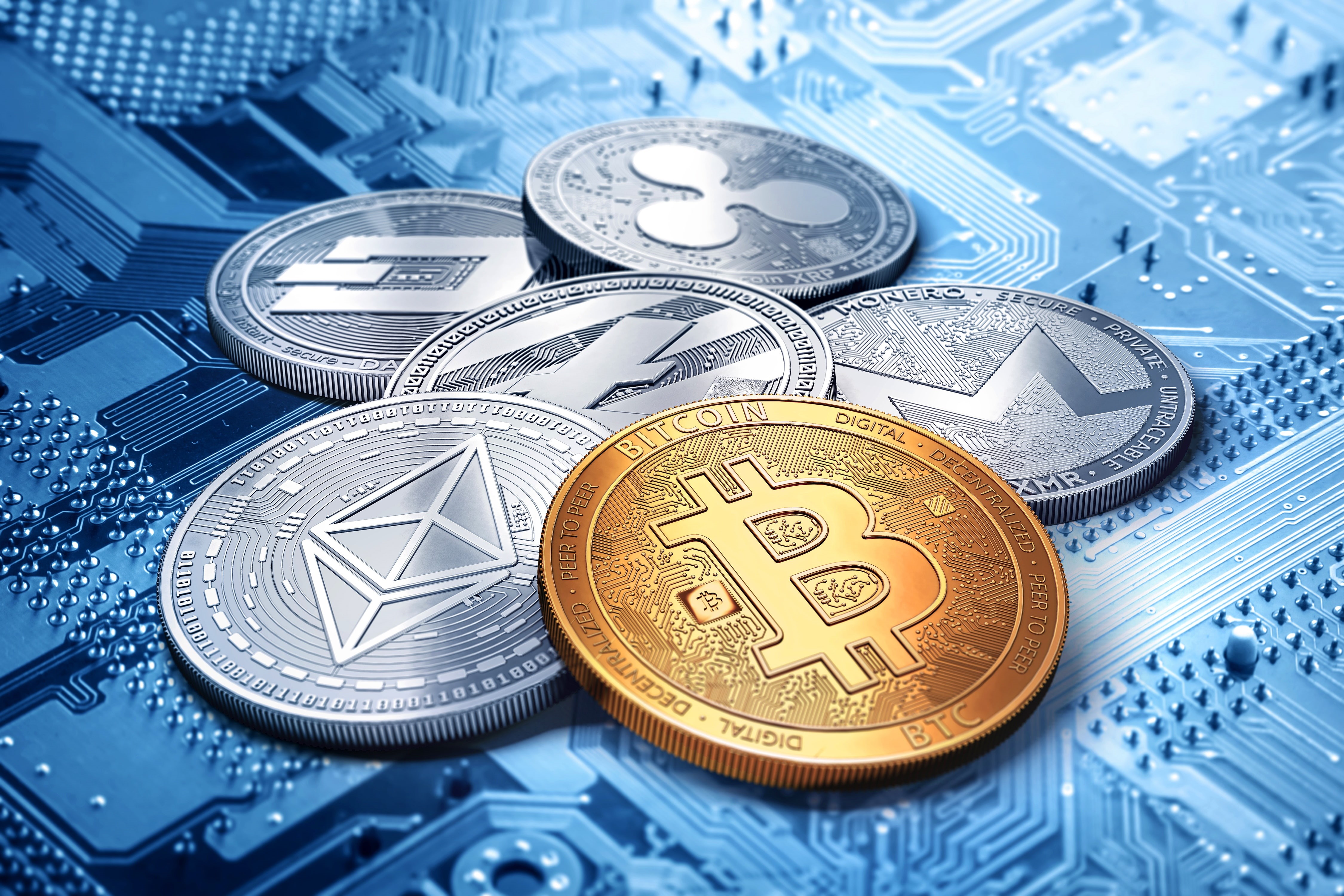 Money, Bitcoin, Coin, 4K, Technology, HD Wallpaper