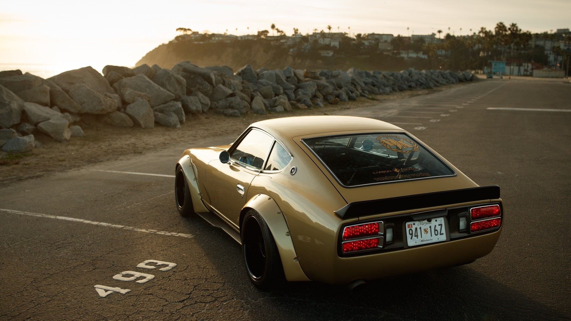 Speedhunters, vehicle, 1080P, car, Nissan Fairlady Z, numbers, HD Wallpaper