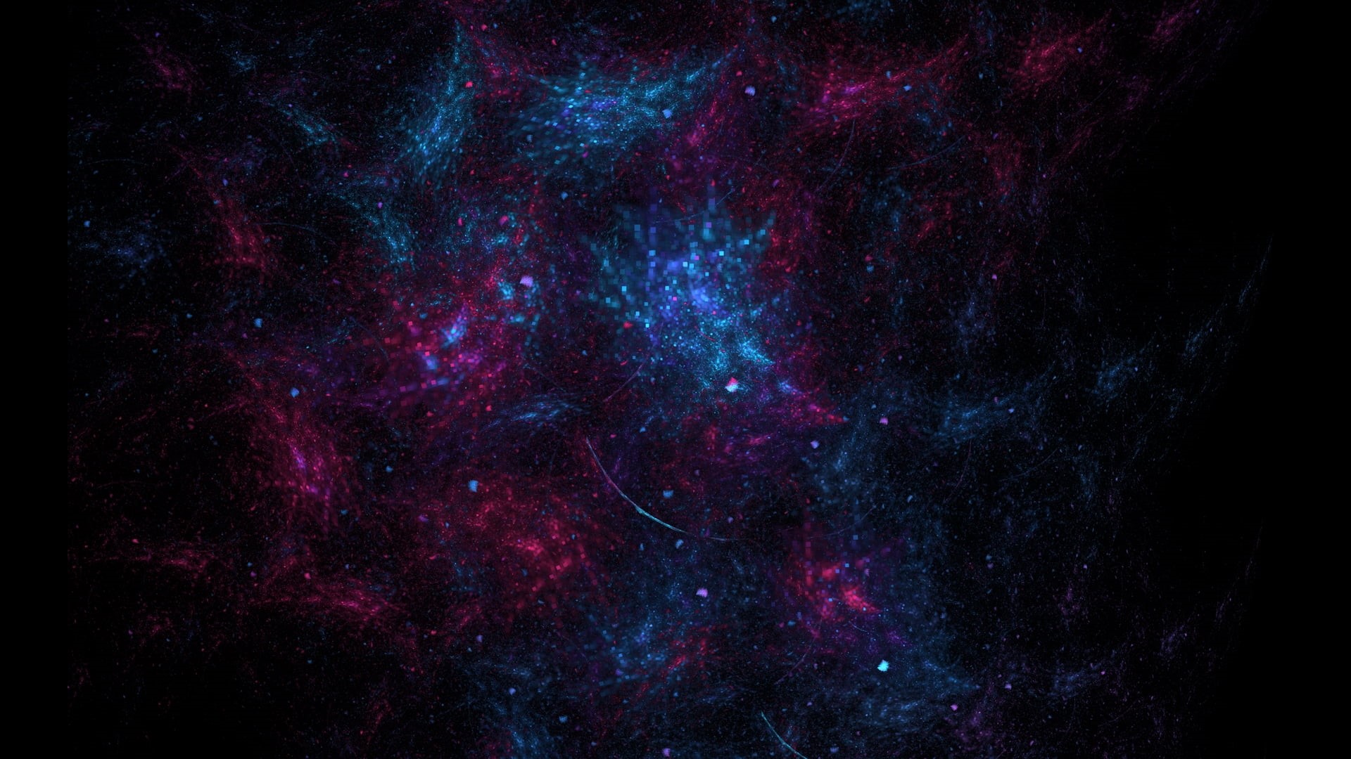 digital art, psychedelic, dark, blue, beauty in nature, abstract, illuminated, luminosity, constellation, sky, spooky, nature, star - space, mystery, no people, HD Wallpaper