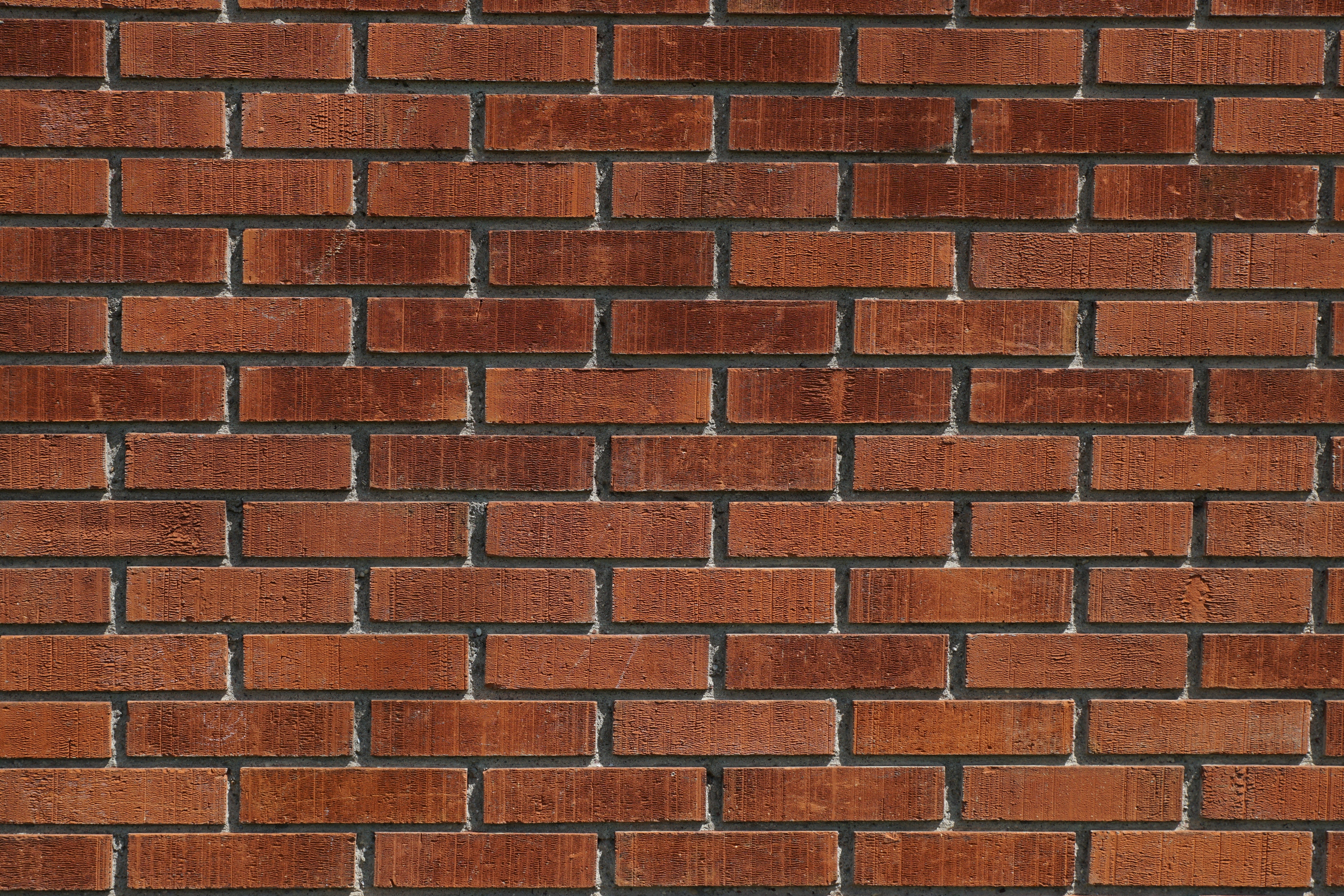 building exterior, backgrounds, no people, day, close-up, outdoors, Bricks, repetition, architecture, brick, full frame, textured effect, Pattern, design, HD Wallpaper