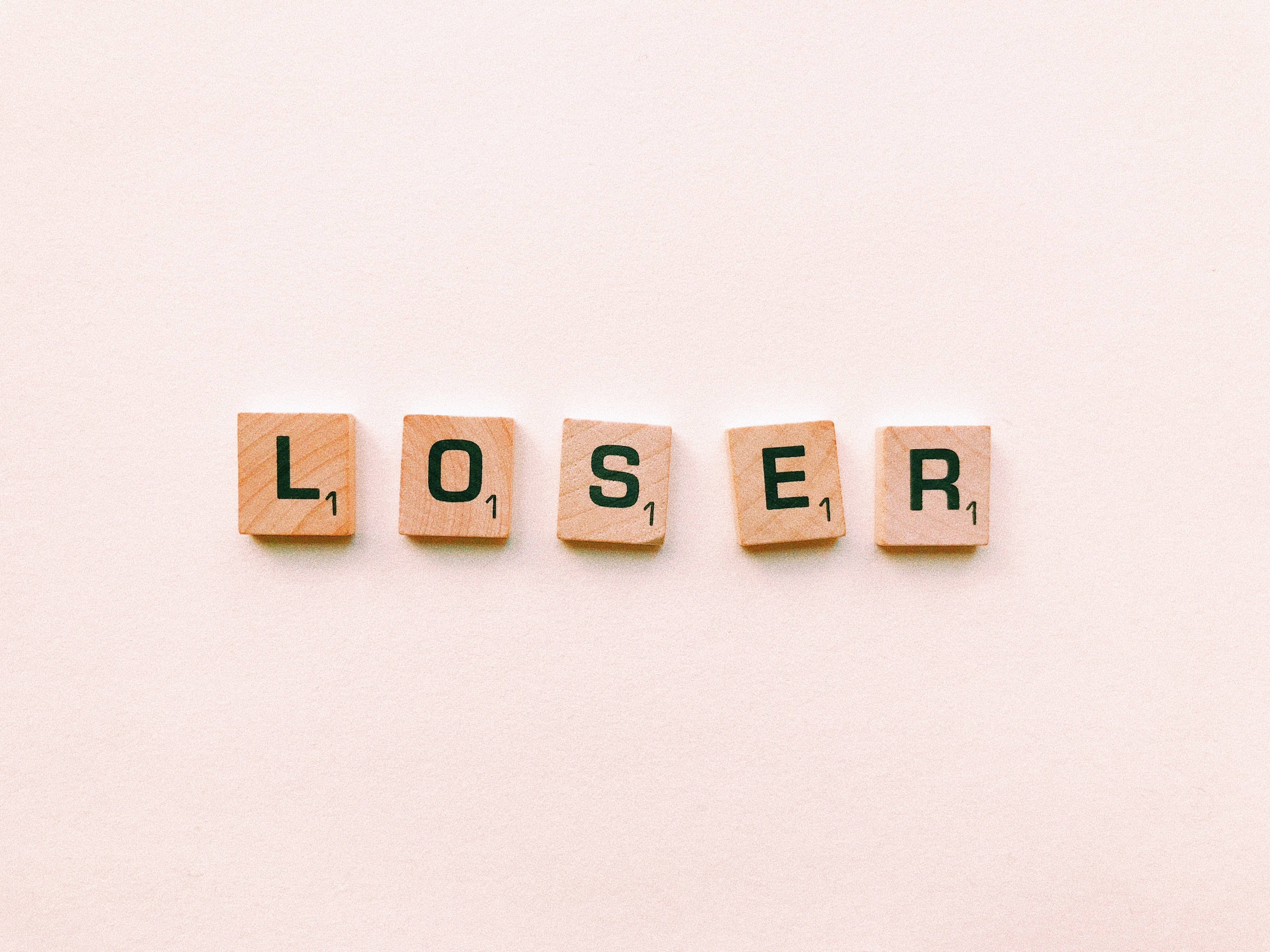 illustration, symbol, loser, cutout, conceptual, capital letter, close-up, image, design, wooden, 4K, alphabet, studio shot, number, still life, copy space, HD Wallpaper