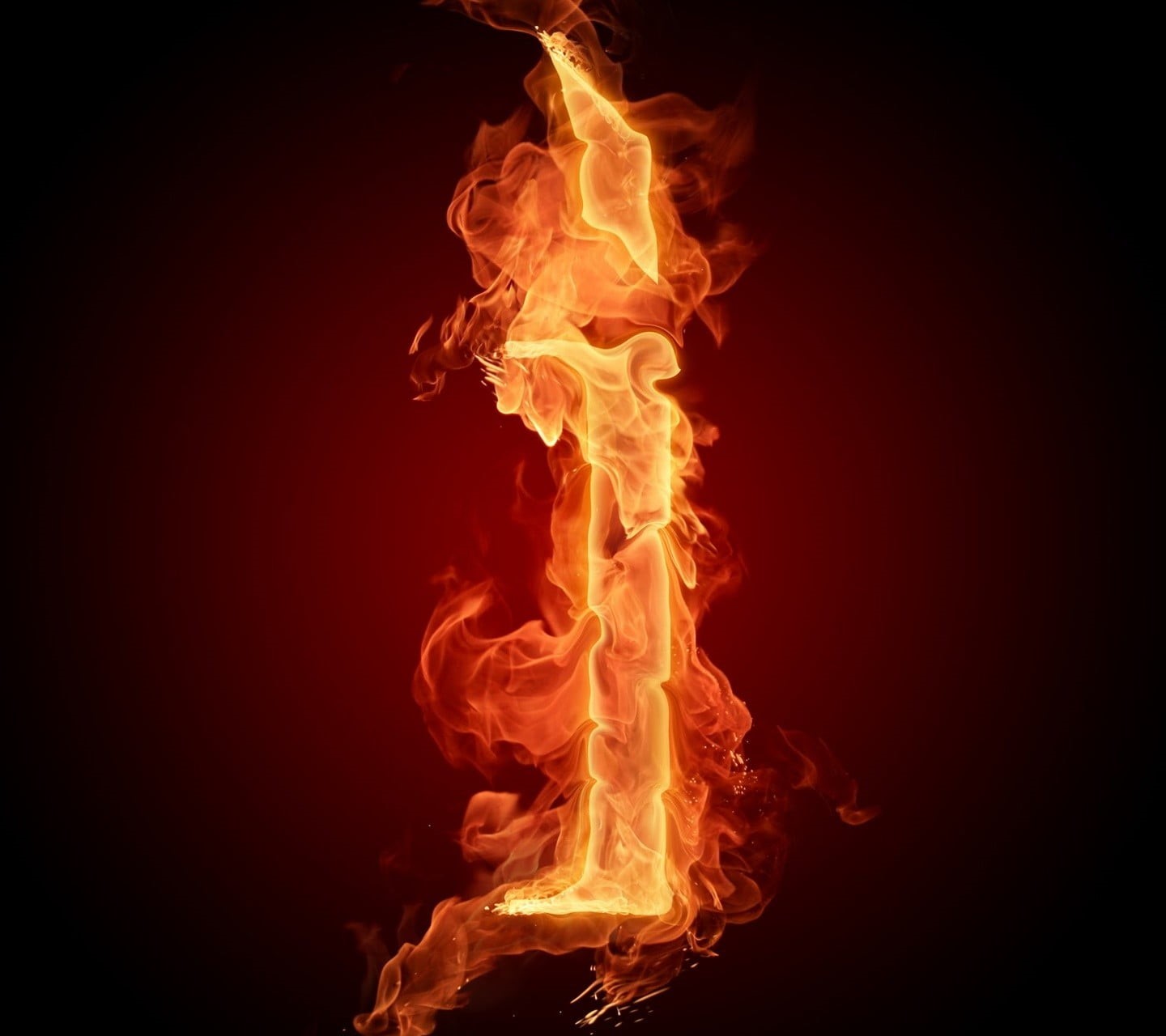 flame, communication, red, black background, sign, letter, glowing, orange color, nature, heat - temperature, burning, close-up, no people, studio shot, HD Wallpaper