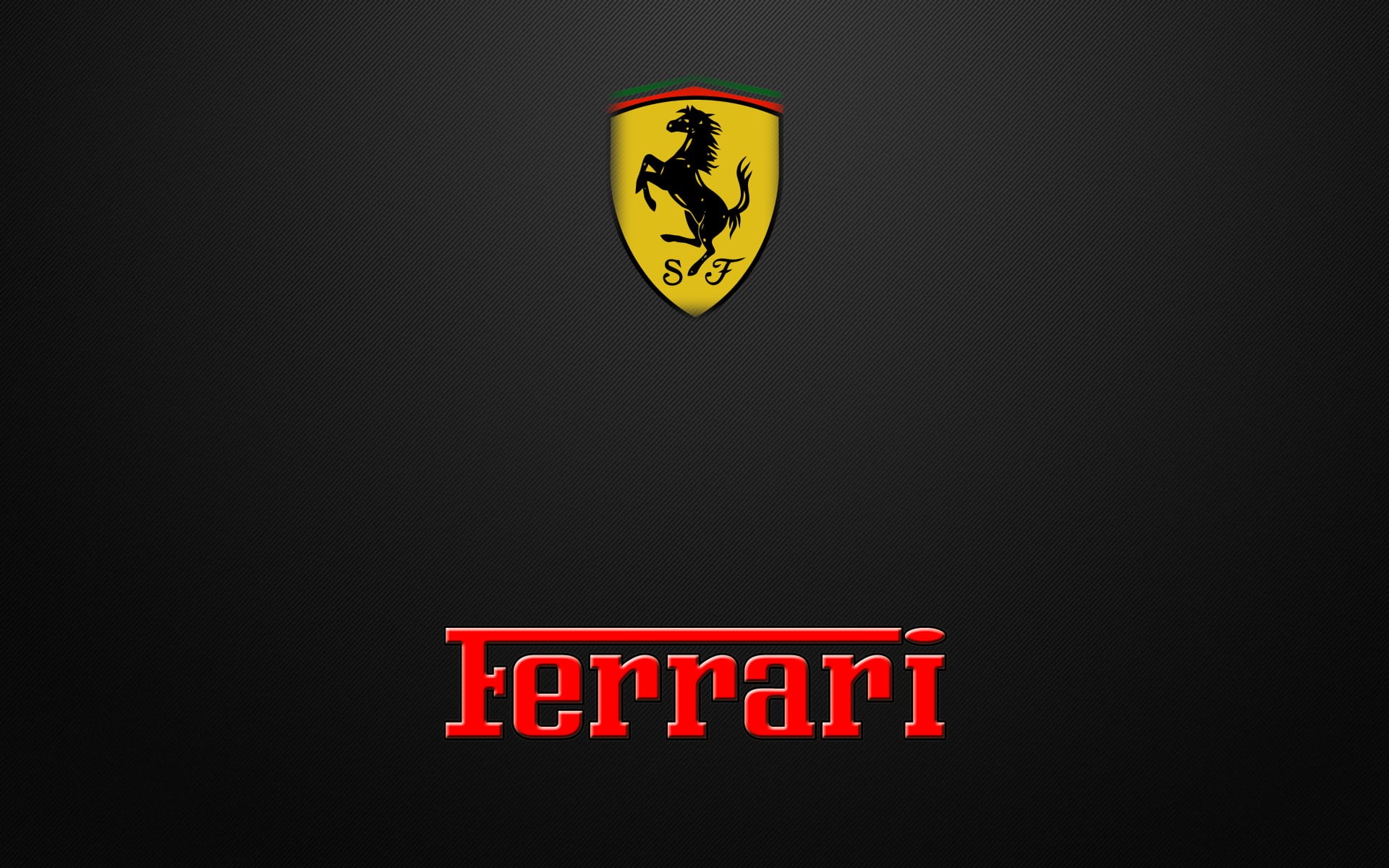 text, non-western script, information sign, red, logo, guidance, emblem, sign, capital letter, indoors, copy space, ferrari, script, message, no people, HD Wallpaper