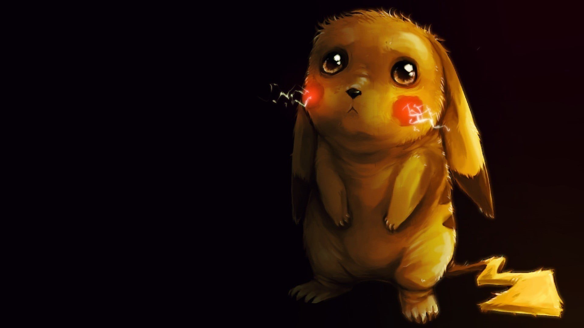 single object, pokemon, Pokémon, 1080P, studio shot, copy space, close-up, art and craft, simple background, illustration, video games, black background, HD Wallpaper