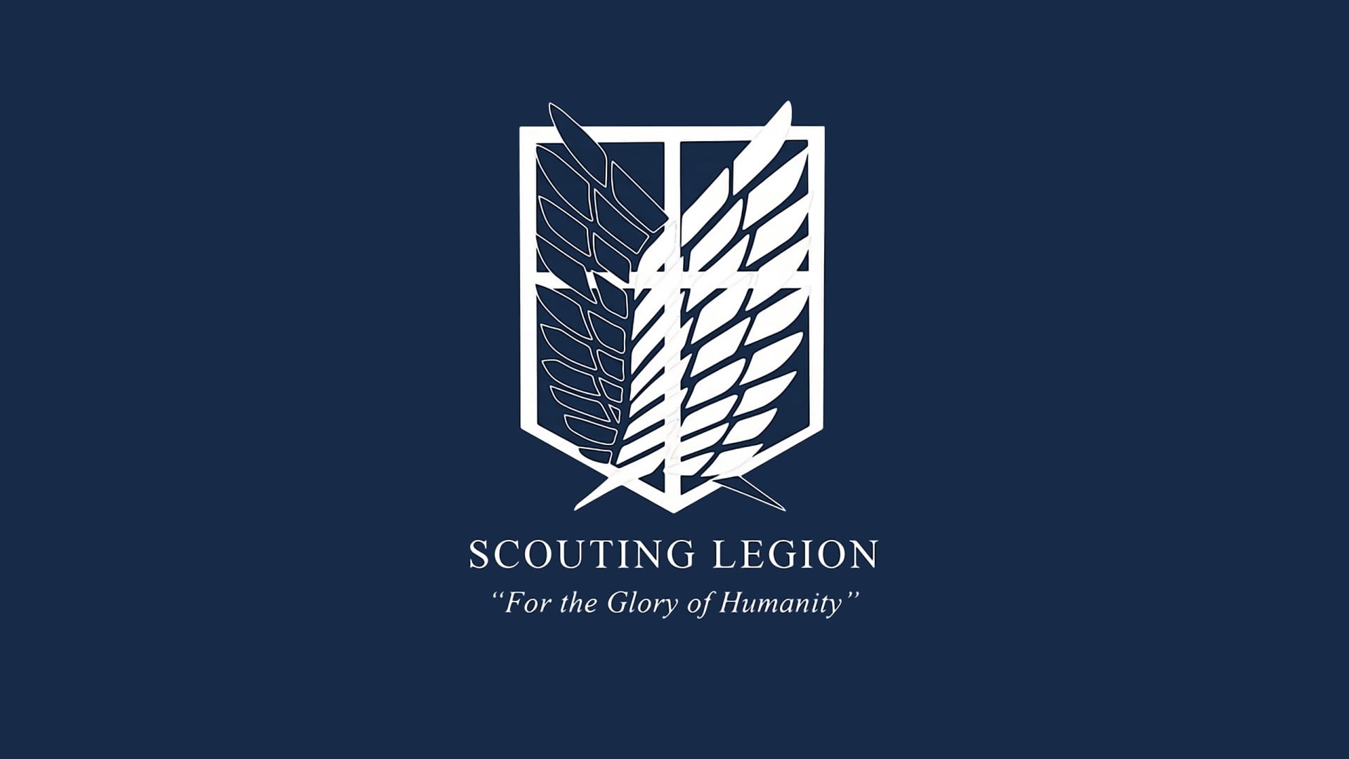 Anime, 1080P, scouting, Attack On Titan, legion, logo, HD Wallpaper