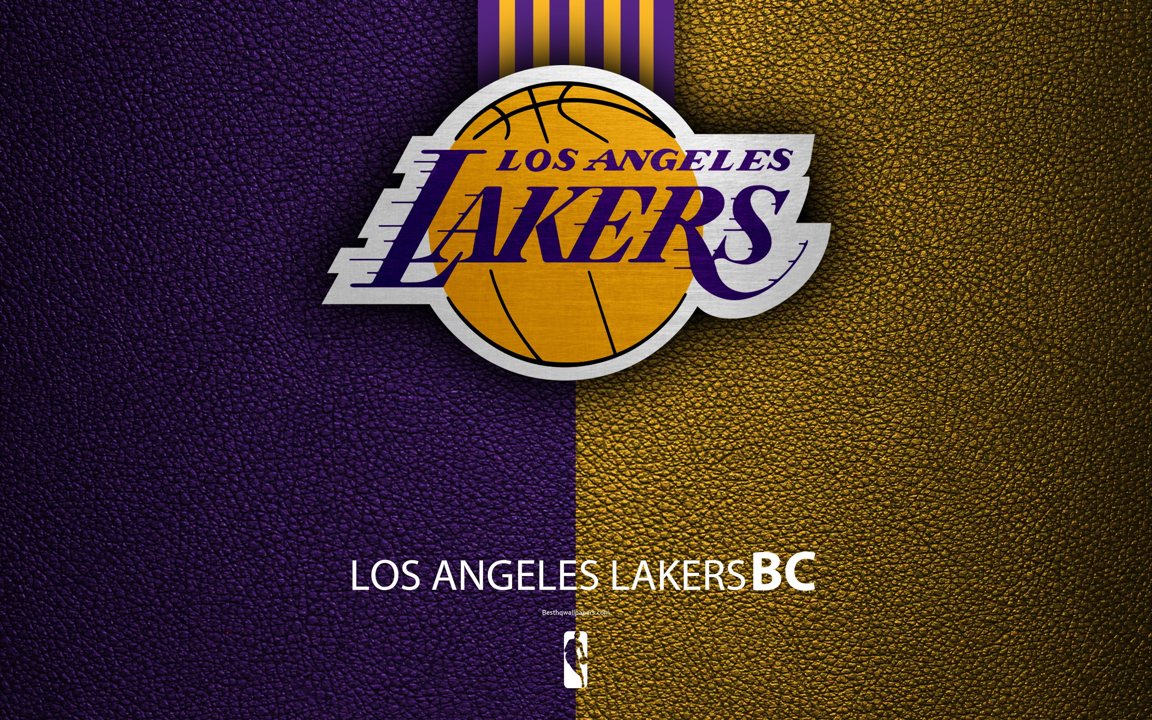 Basketball, NBA, Logo, Los Angeles Lakers, 4K, HD Wallpaper