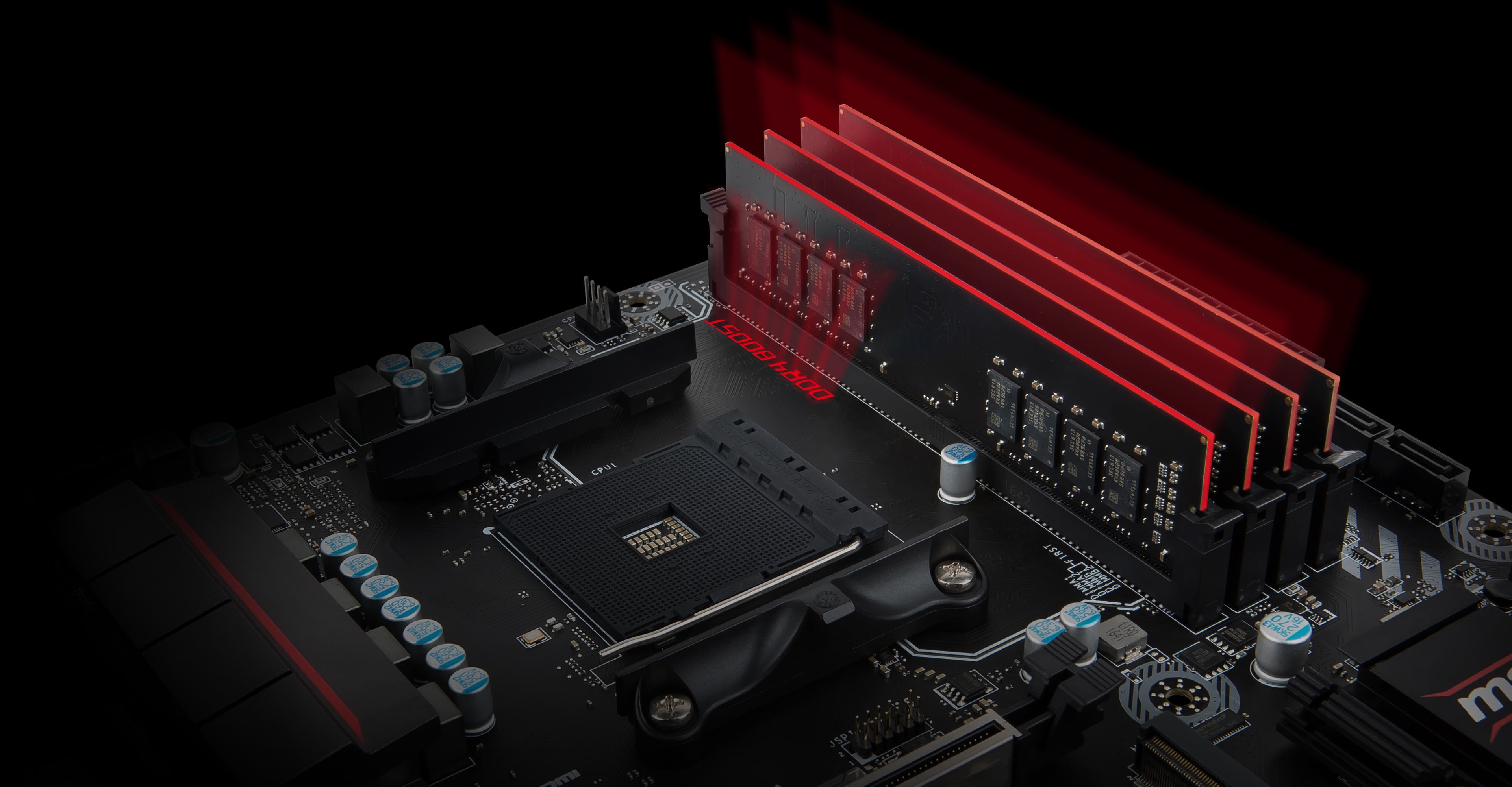 high angle view, control, industry, hd, motherboard, gaming, connection, machinery, studio shot, electronics industry, 4K, 4k, red, technology, glowing, HD Wallpaper