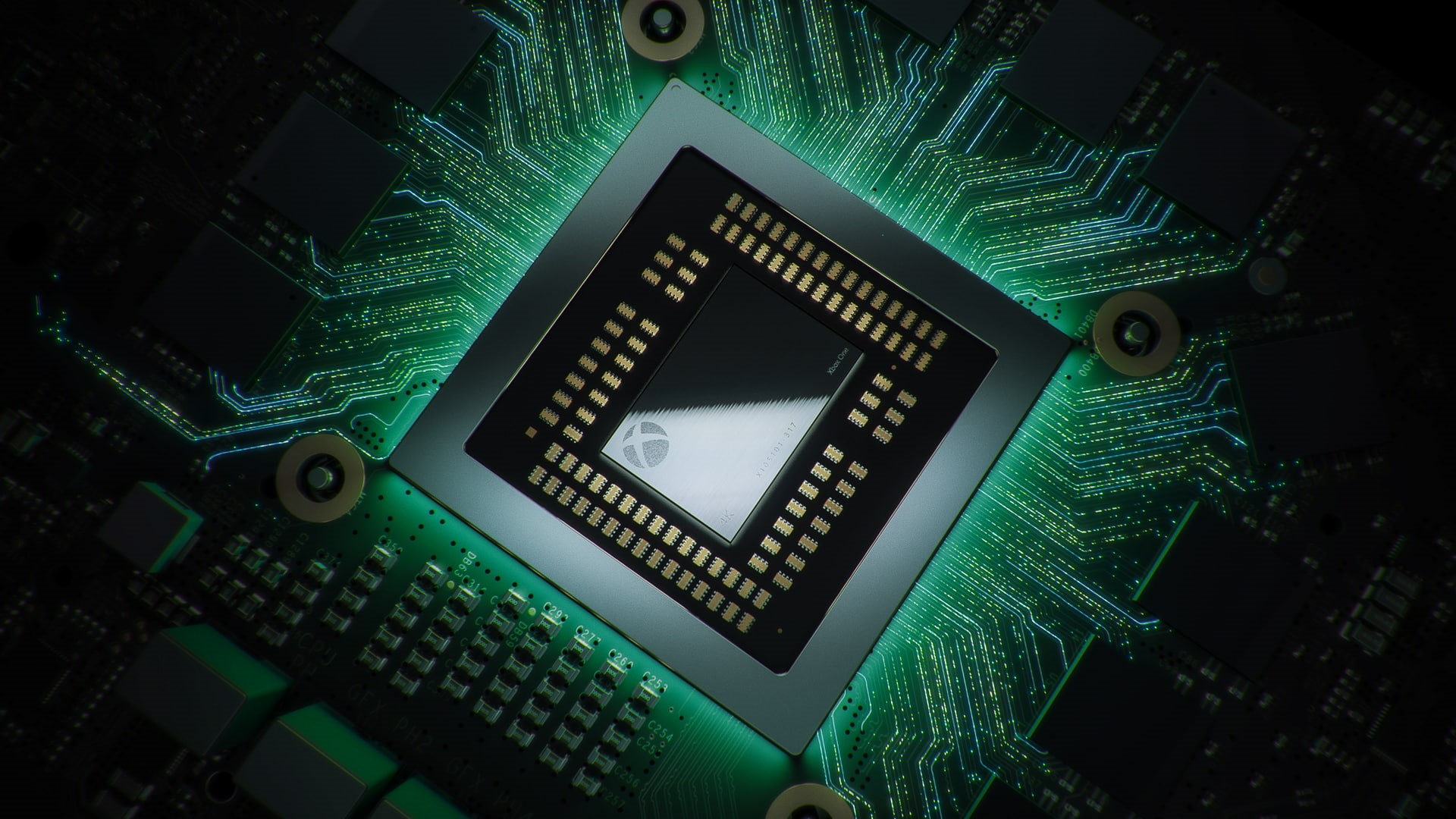 close-up, computer part, 1080P, electrical equipment, technology, lighting equipment, computer equipment, internet, Xbox, computer, green color, indoors, HD Wallpaper