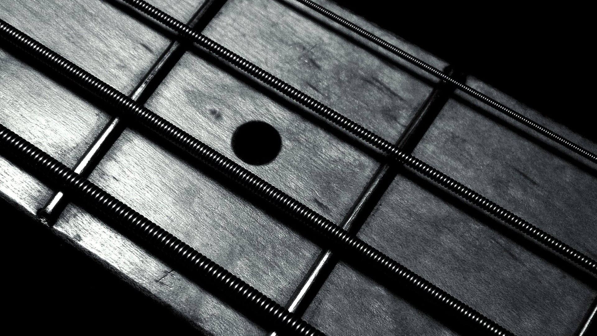 black background, string instrument, musical instrument, minimalism, full frame, arts culture and entertainment, music, 1080P, strings, metal, close-up, HD Wallpaper