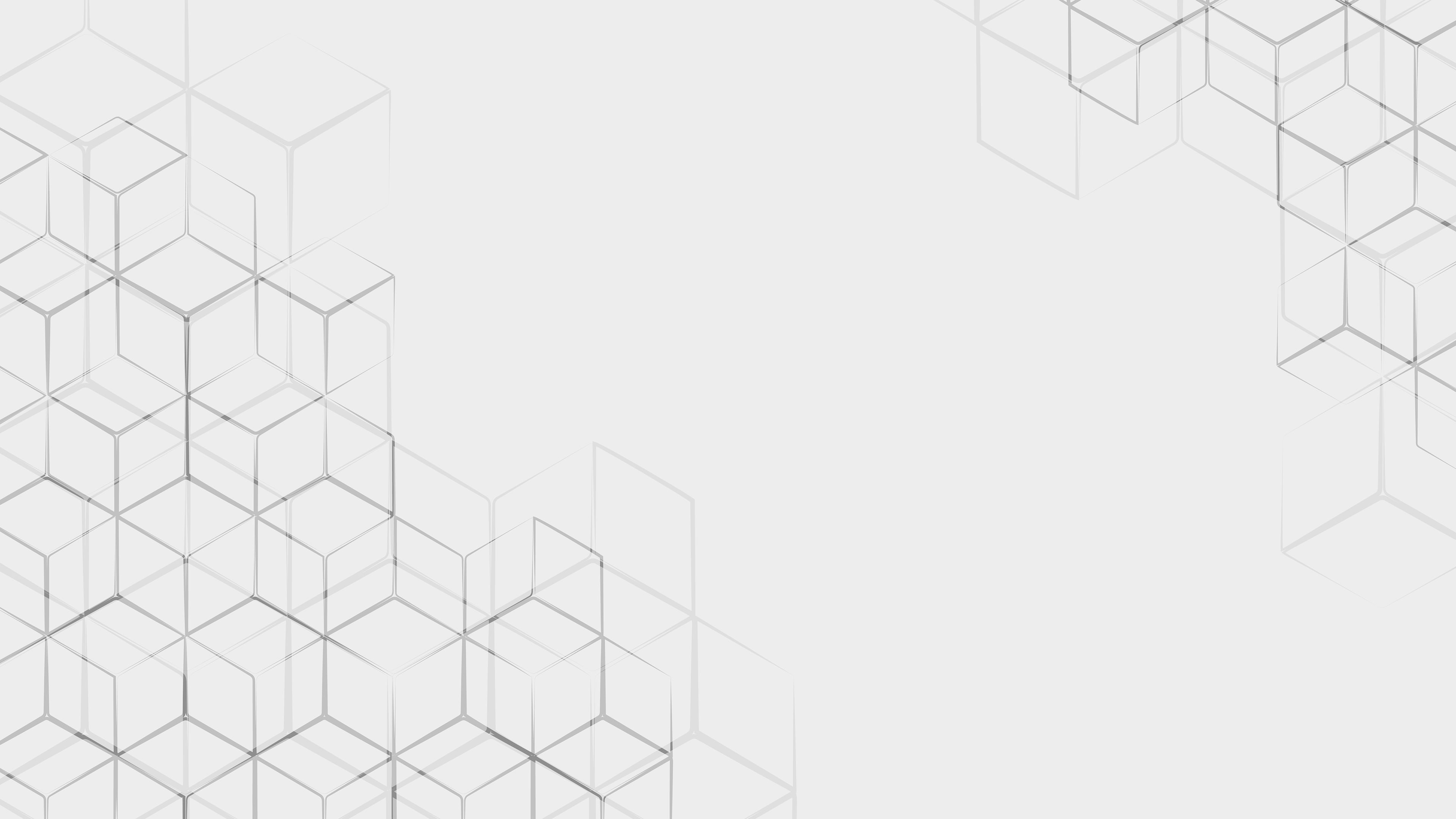 abstract, cube, pattern, square, white, minimalism, 4K, HD Wallpaper
