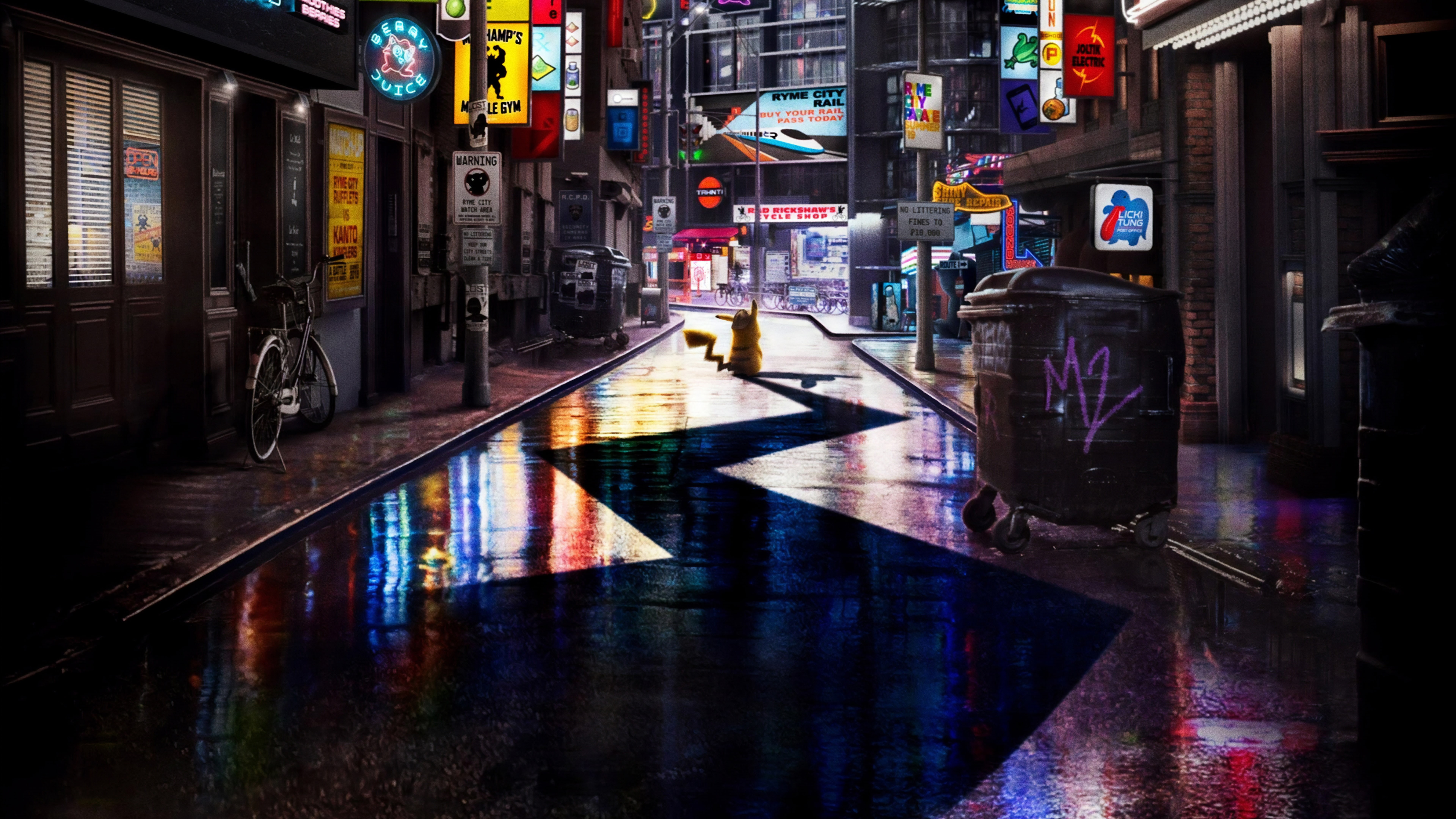 k, Pikachu, 8K, mon, 2019, Detective, pok, Pokemon, HD Wallpaper