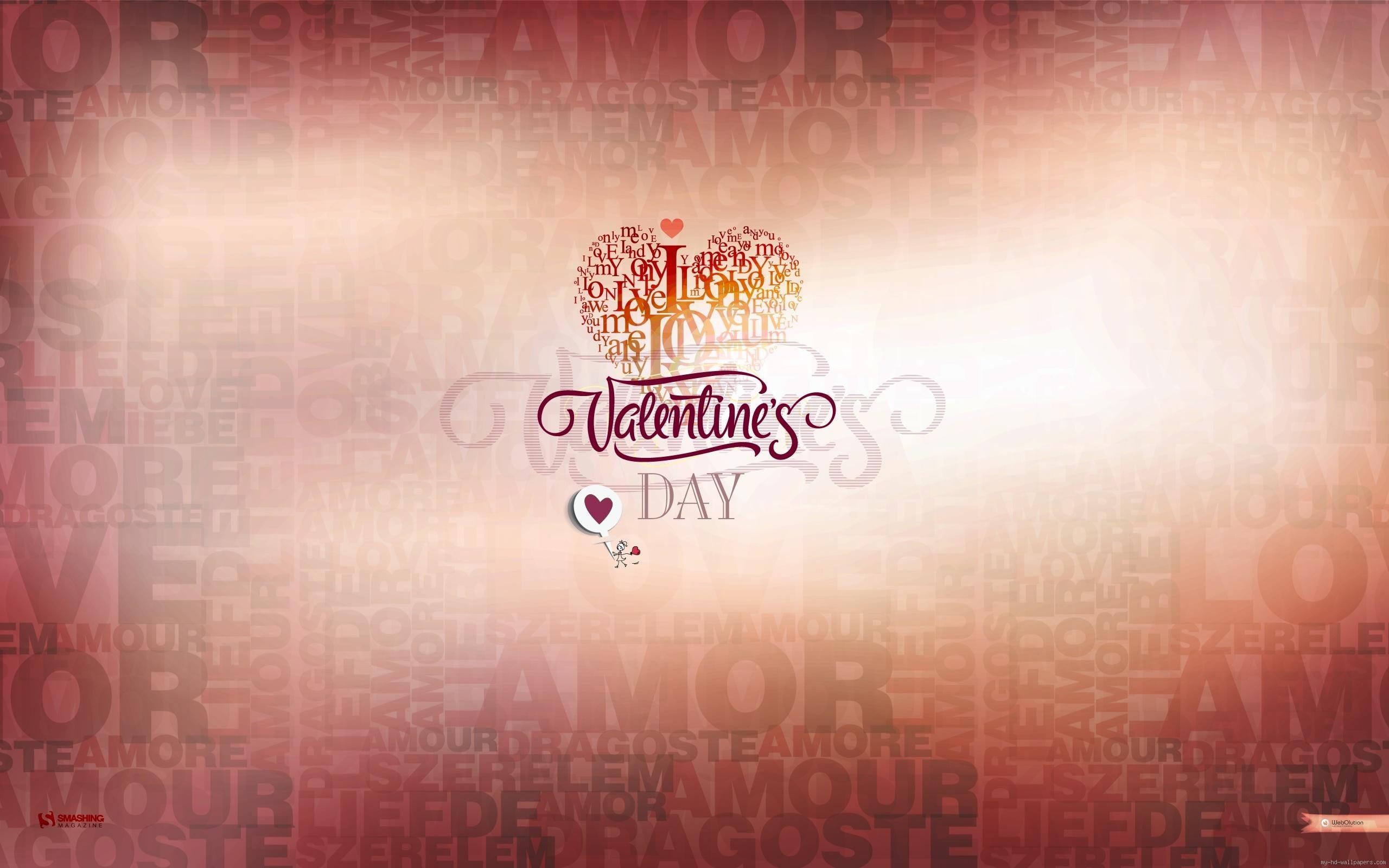 s, 2K, love, day, valentines, valentine, message, heart, HD Wallpaper