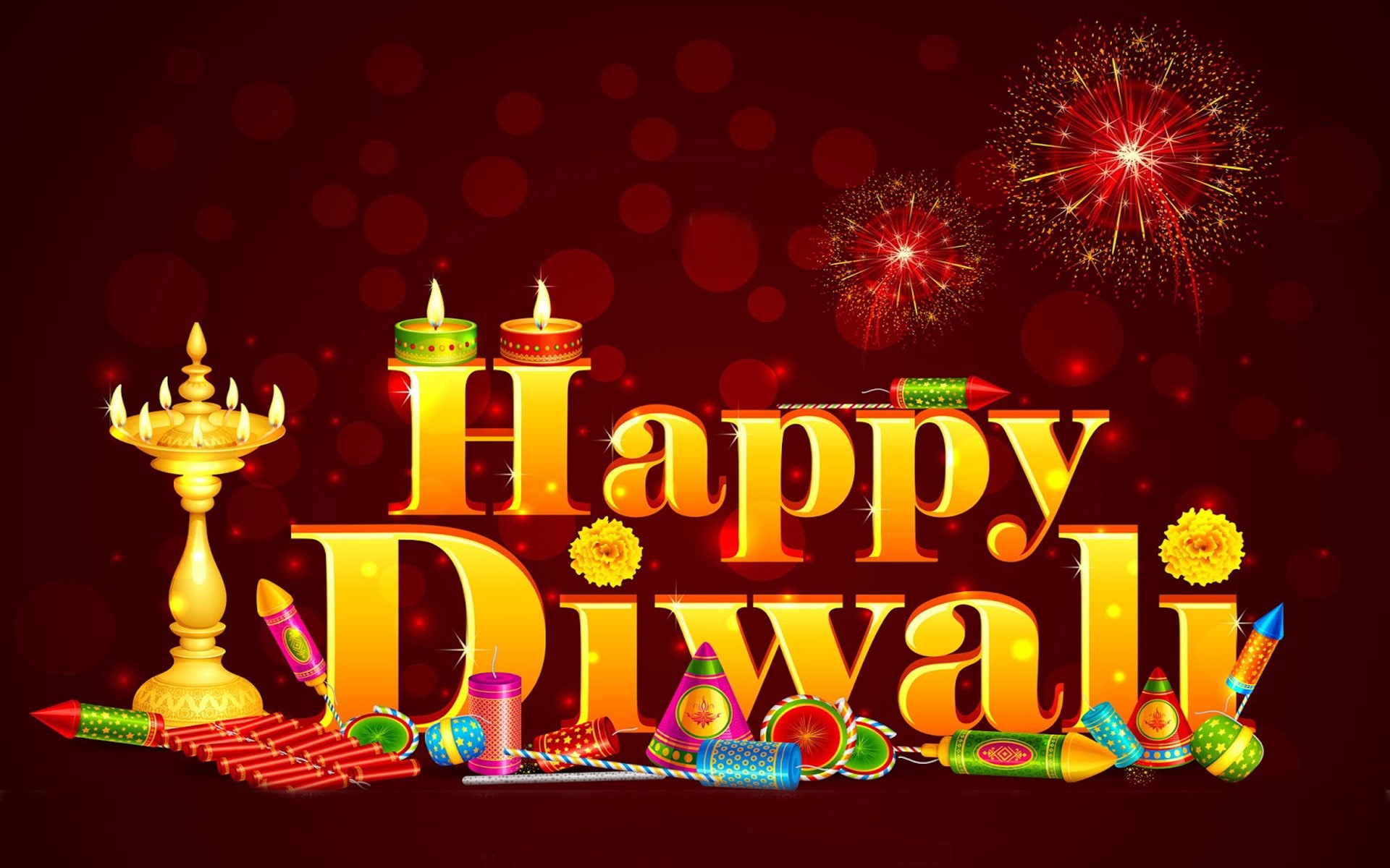 crackers, sms, wishes, diwali, desktop, candles, messages, 1080P, fireworks, happy, HD Wallpaper