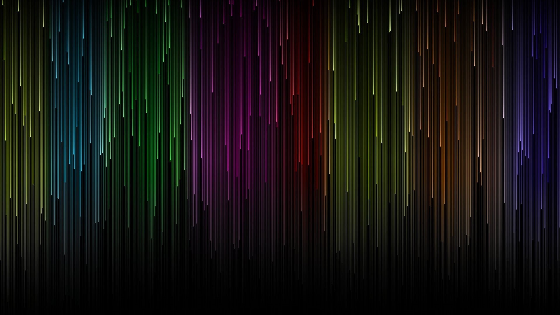 black Color, night, decoration, repetition, 1080P, green color, lines, pattern, glowing, vector, design, abstract, rain, backdrop, paintign, HD Wallpaper