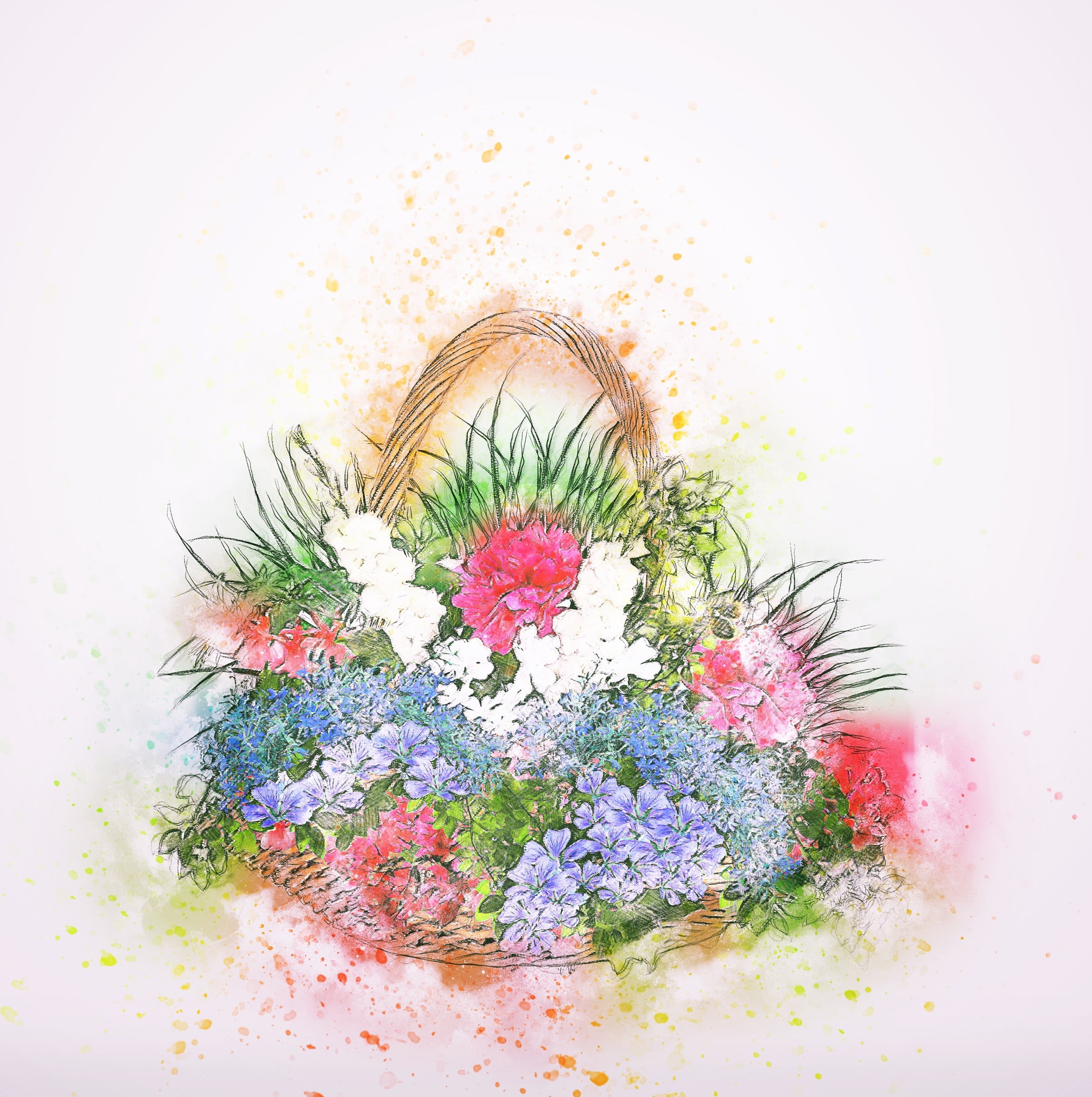 celebration, artistic, abstract, holiday, still life, 1080P, vintage, bouquet, design, assorted, studio shot, indoors, colors, flowers, flower arrangement, Phone HD Wallpaper