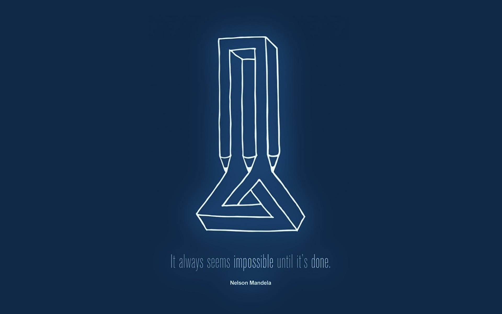 logo, 1920x1200, quote, white, blue, mandela, nelson mandela, quotes, 1080P, nelson, HD Wallpaper