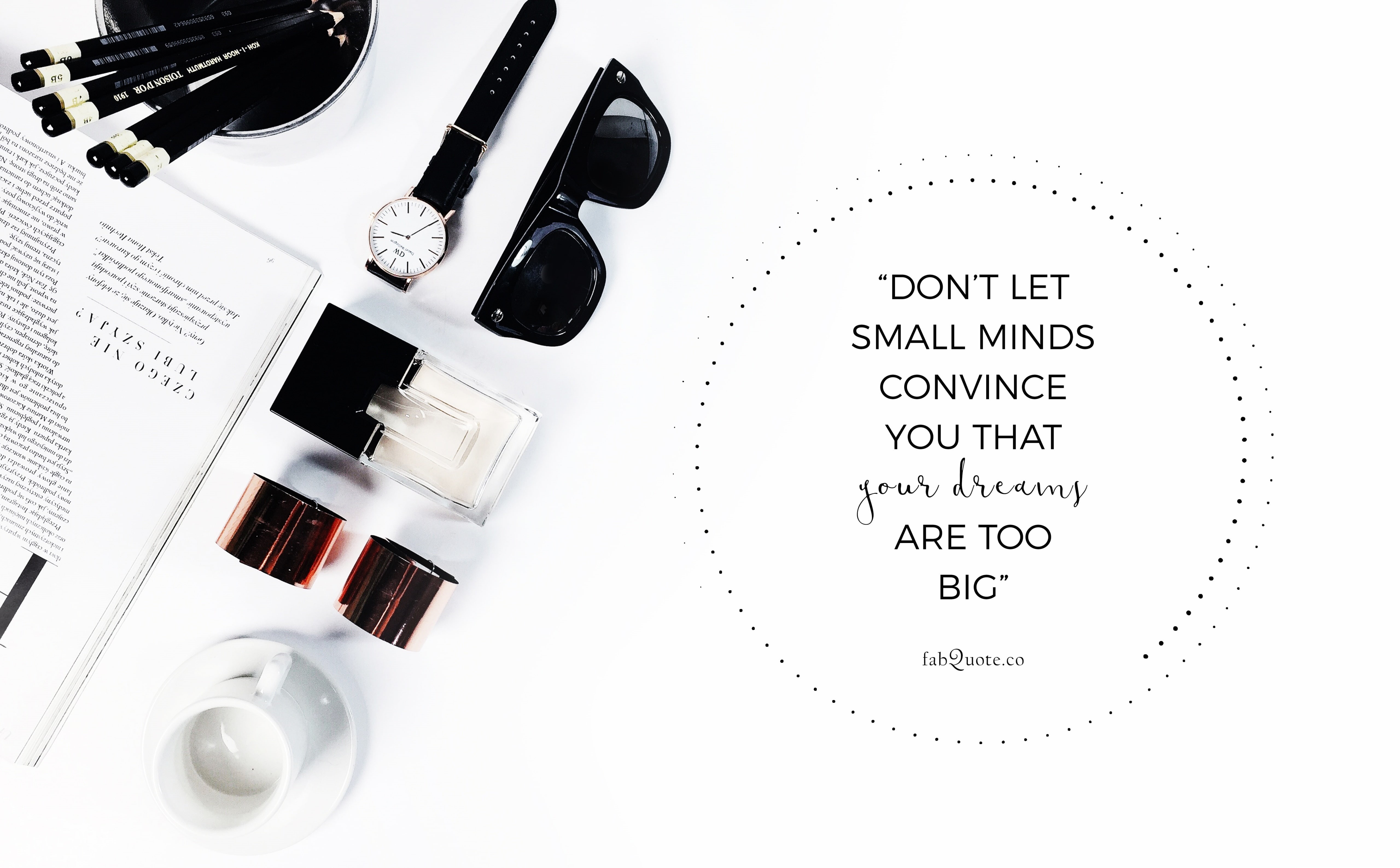 background, pen, table, paper, Artistic, black color, 5K, let, text, number, still life, Quote, nail polish, Typography, western script, beauty, dont, HD Wallpaper