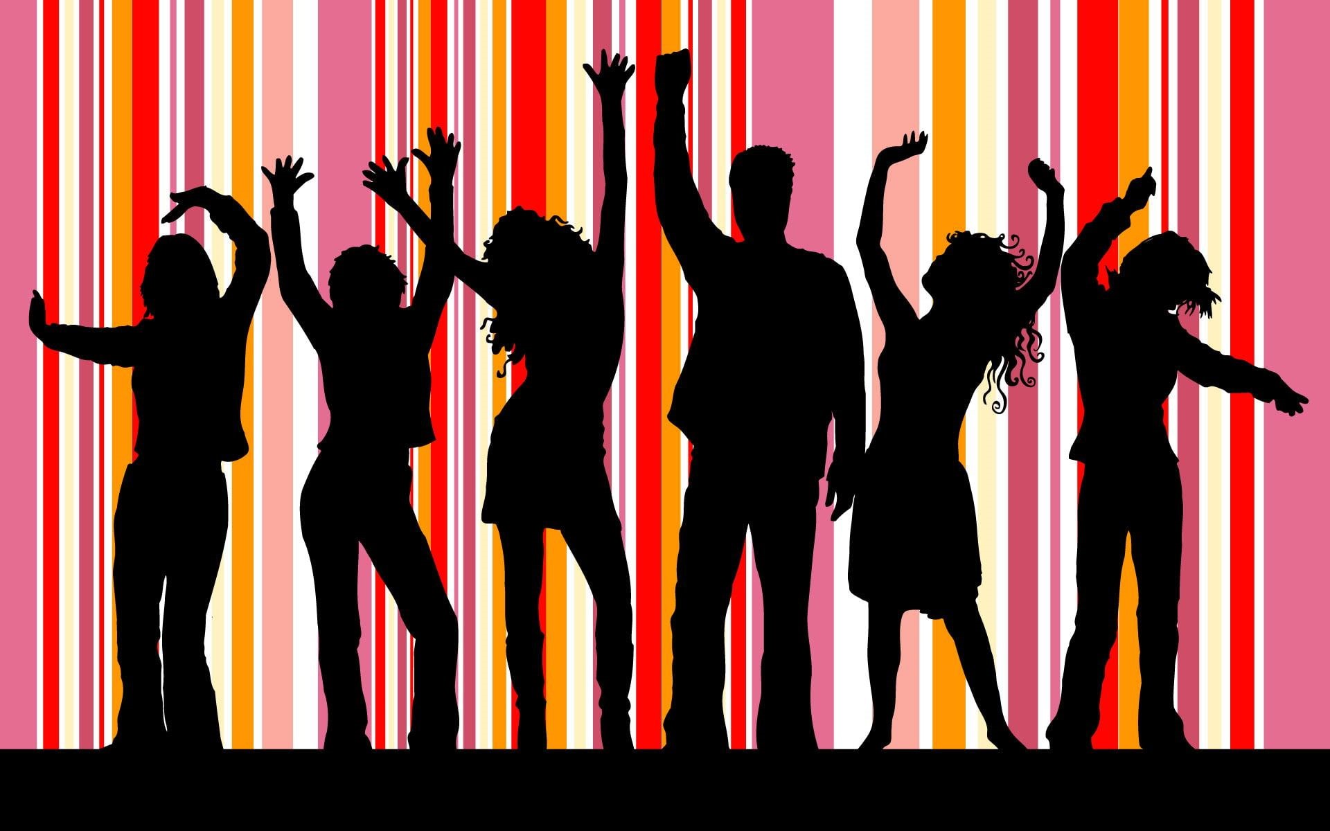 1080P, lets, dance, vector and designs, quality, high, HD Wallpaper