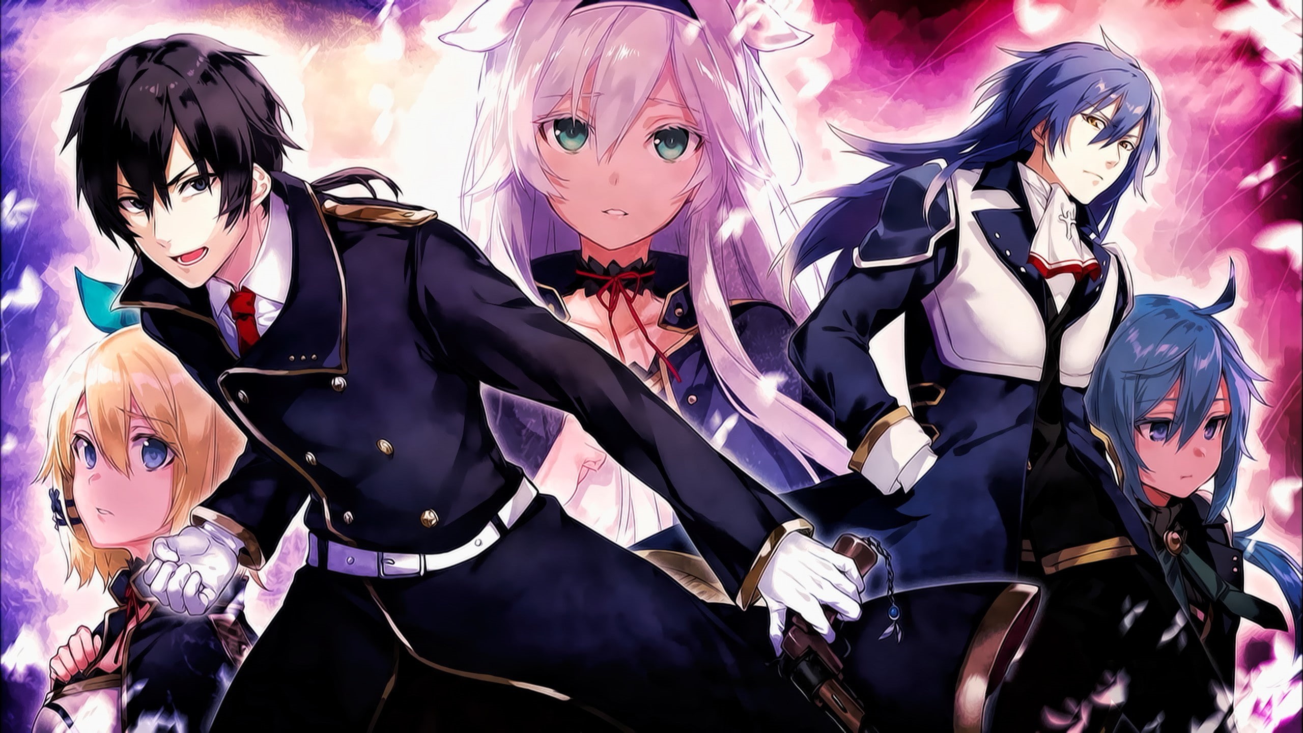 Shiro neko, bishojo, mahou, 2K, Shironeko, nothing, sensei, gun, Rokudenashi Majutsu Koushis Akashic Records, weapon, japanese, anime, Akashic Records, HD Wallpaper
