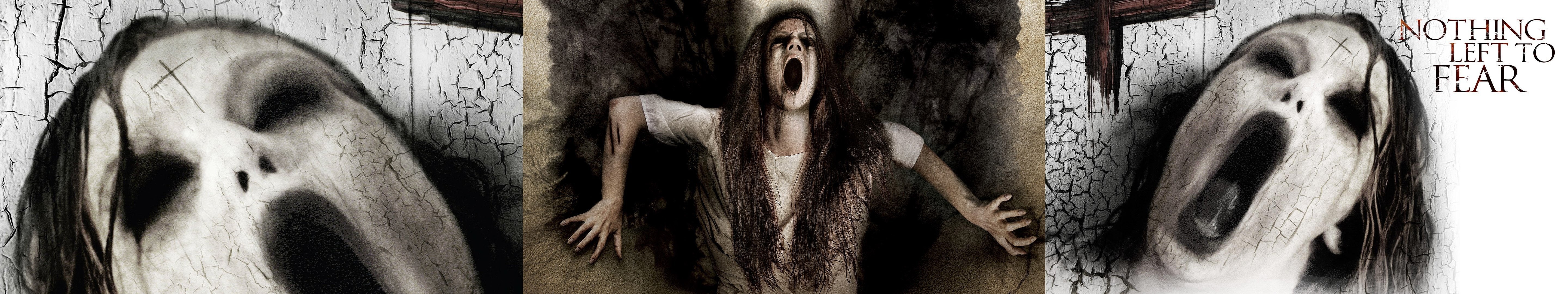 nothing, 5K, triple, movie, multiple, fear, monitor, screen, left, film, multi, HD Wallpaper