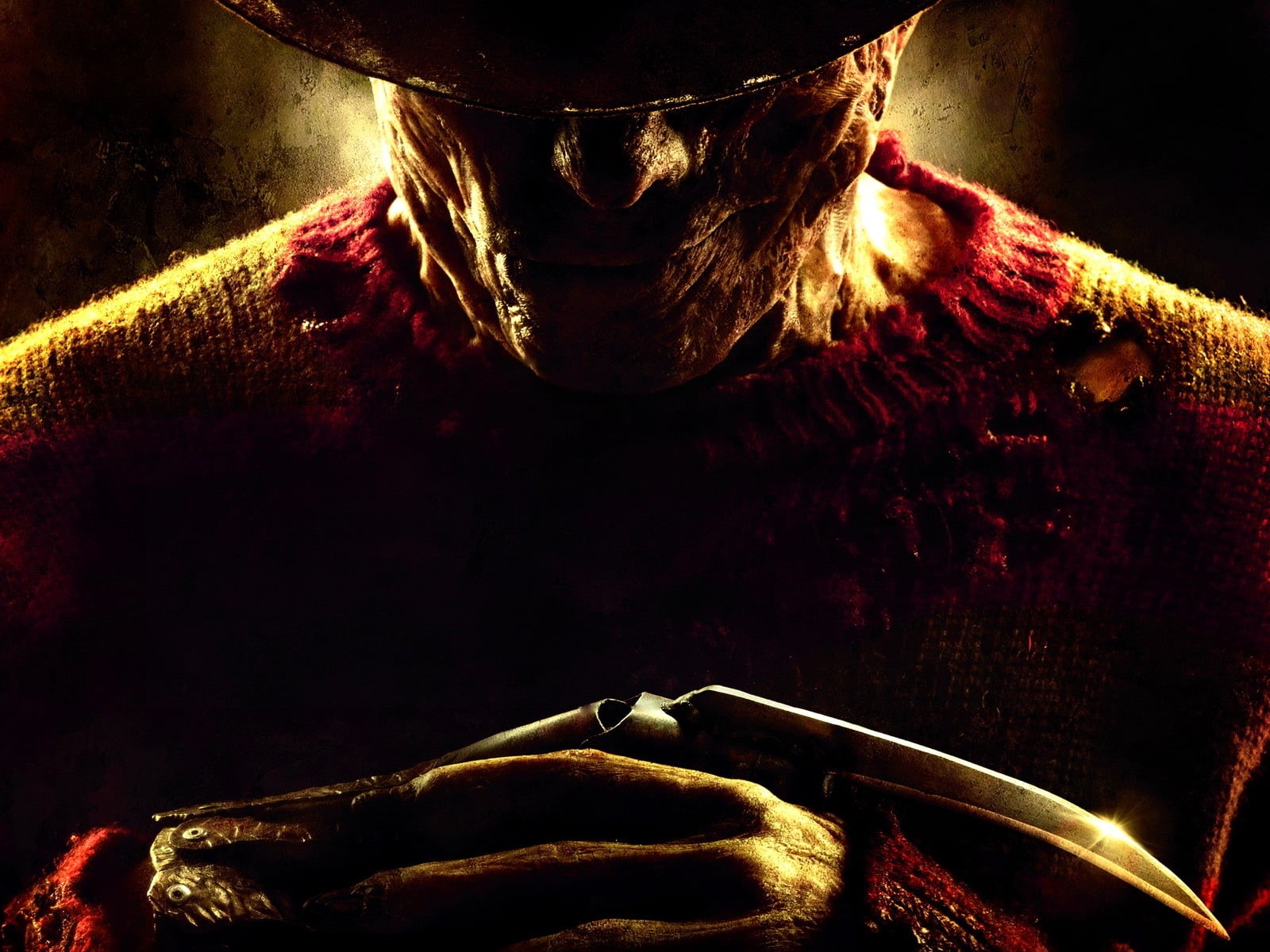 Freddie, equipment, close-up, focus on foreground, smoke - Physical Structure, 720P, human Hand, people, food, freddy, men, A nightmare on elm street, HD Wallpaper