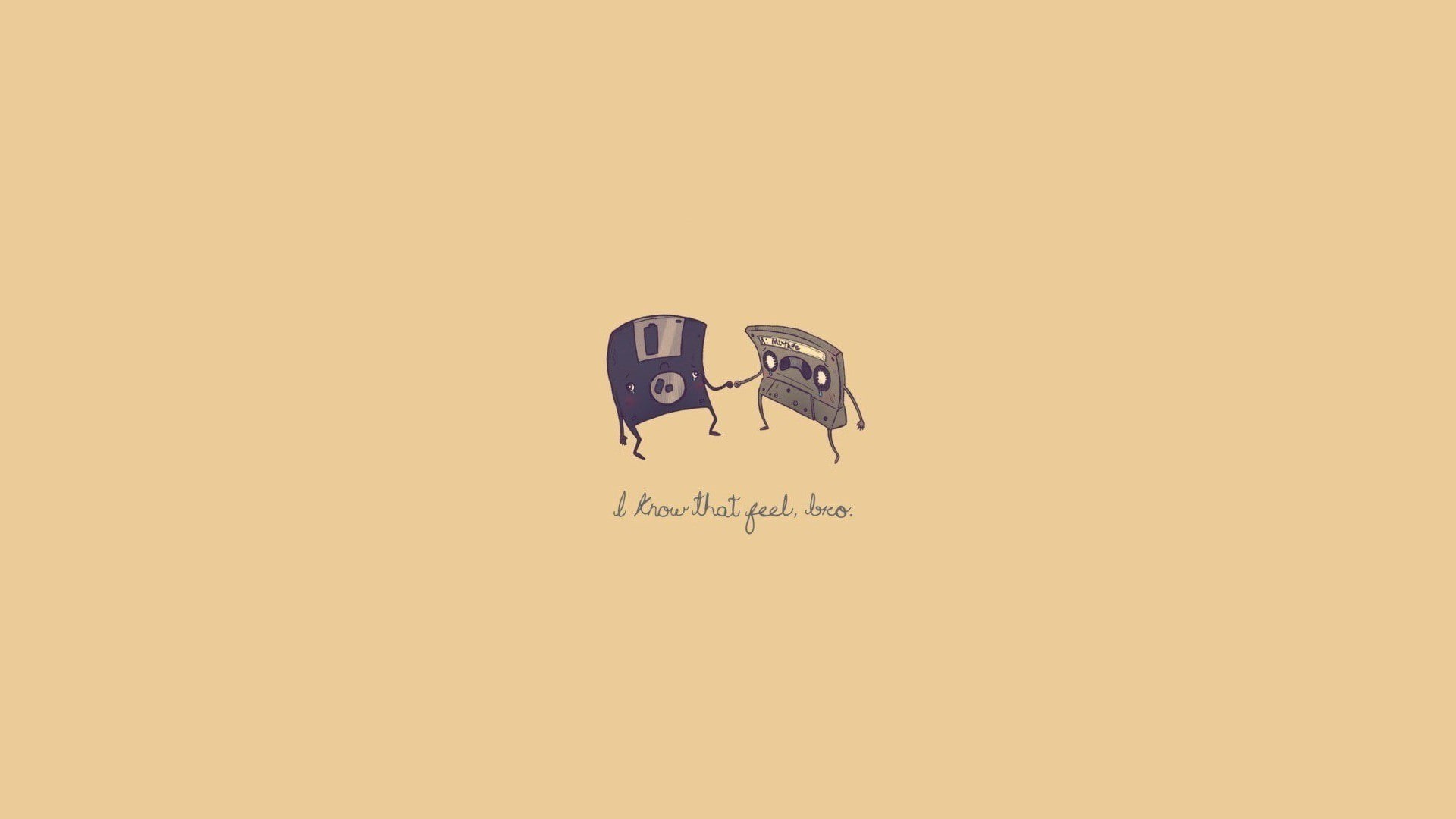 text, floppy disk, humor, minimalism, simple background, feelings, 1080P, vintage, simple, HD Wallpaper