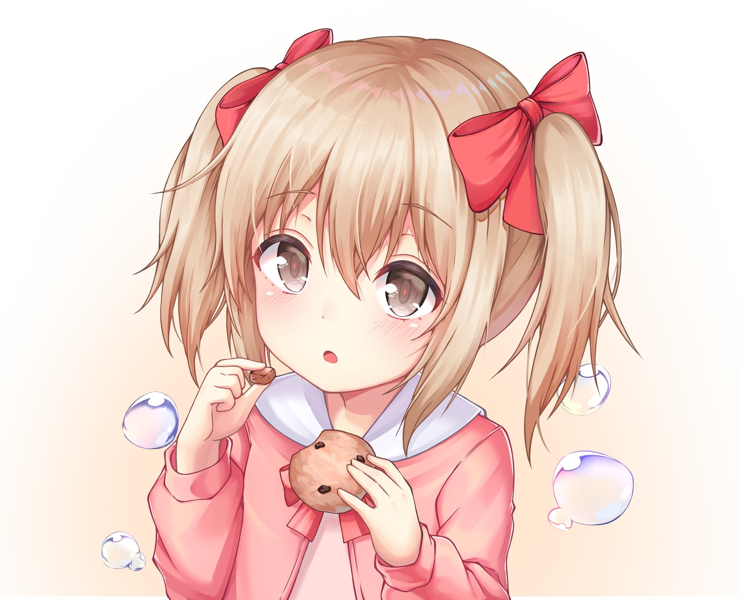 Brown Eyes, Id Even Defeat a Demon Lord, Girl, Brown Hair, Blush, If Its for My Daughter, 1080P, Anime, Twintails, Cookie, Latina (If Its for My Daughter), HD Wallpaper