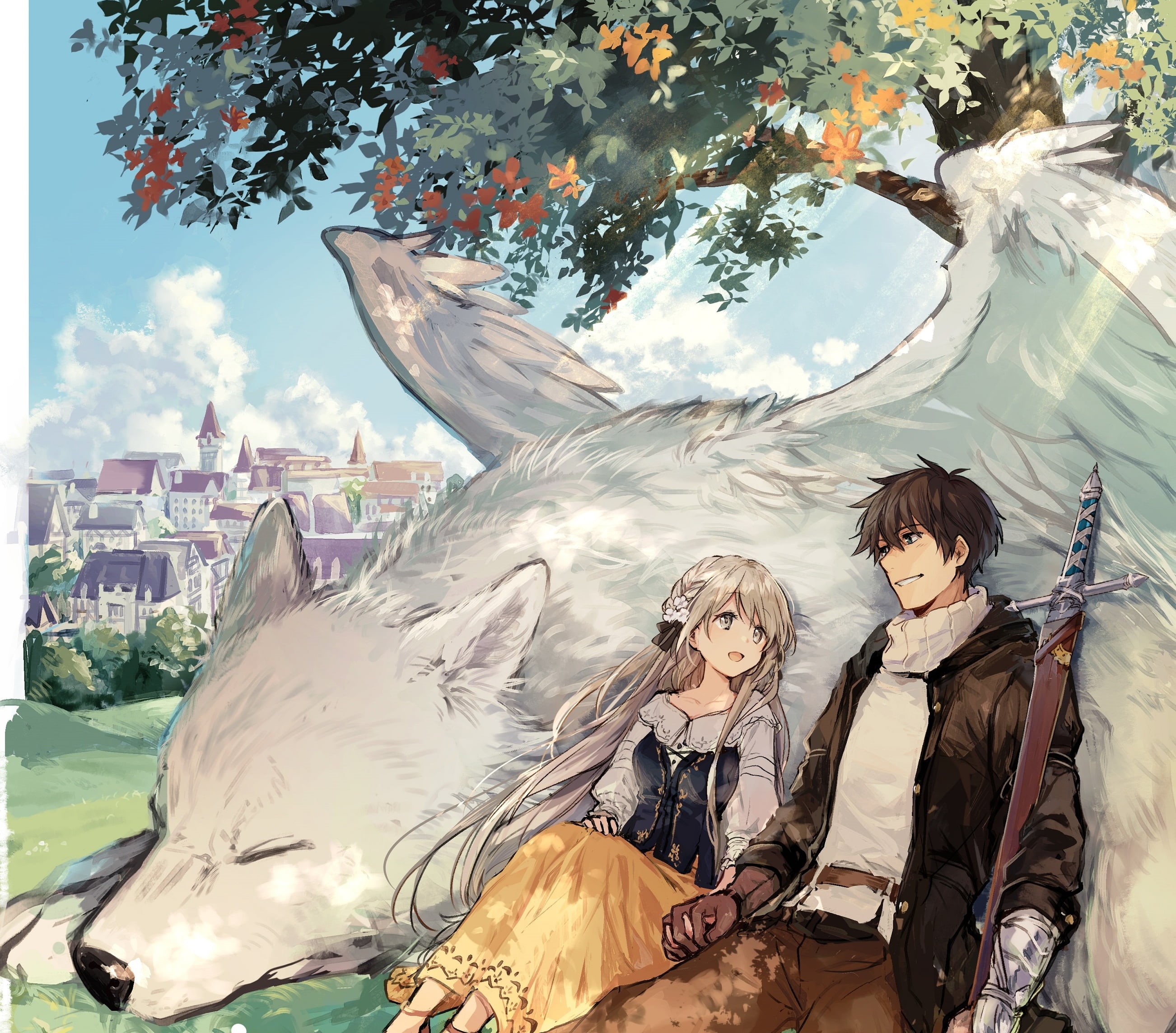 If Its for My Daughter Id Even Defeat a Demon Lord, If Its for My Daughter, Latina (If Its for My Daughter), Wolf, Anime, Id Even Defeat a Demon Lord, Short Hair, HD Wallpaper