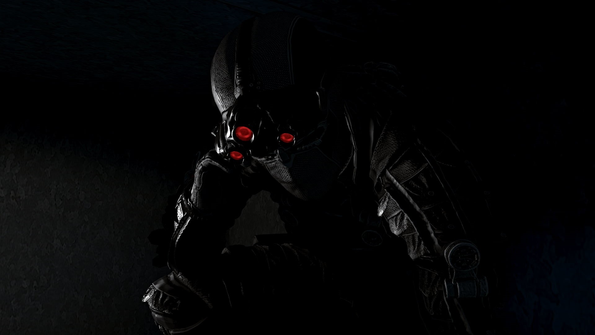 red, video games, screen, obscured face, game, uniform, Tom Clancys Splinter Cell, online, studio shot, men, one person, indoors, communication, Tom Clancys Splinter Cell: Blacklist, HD Wallpaper